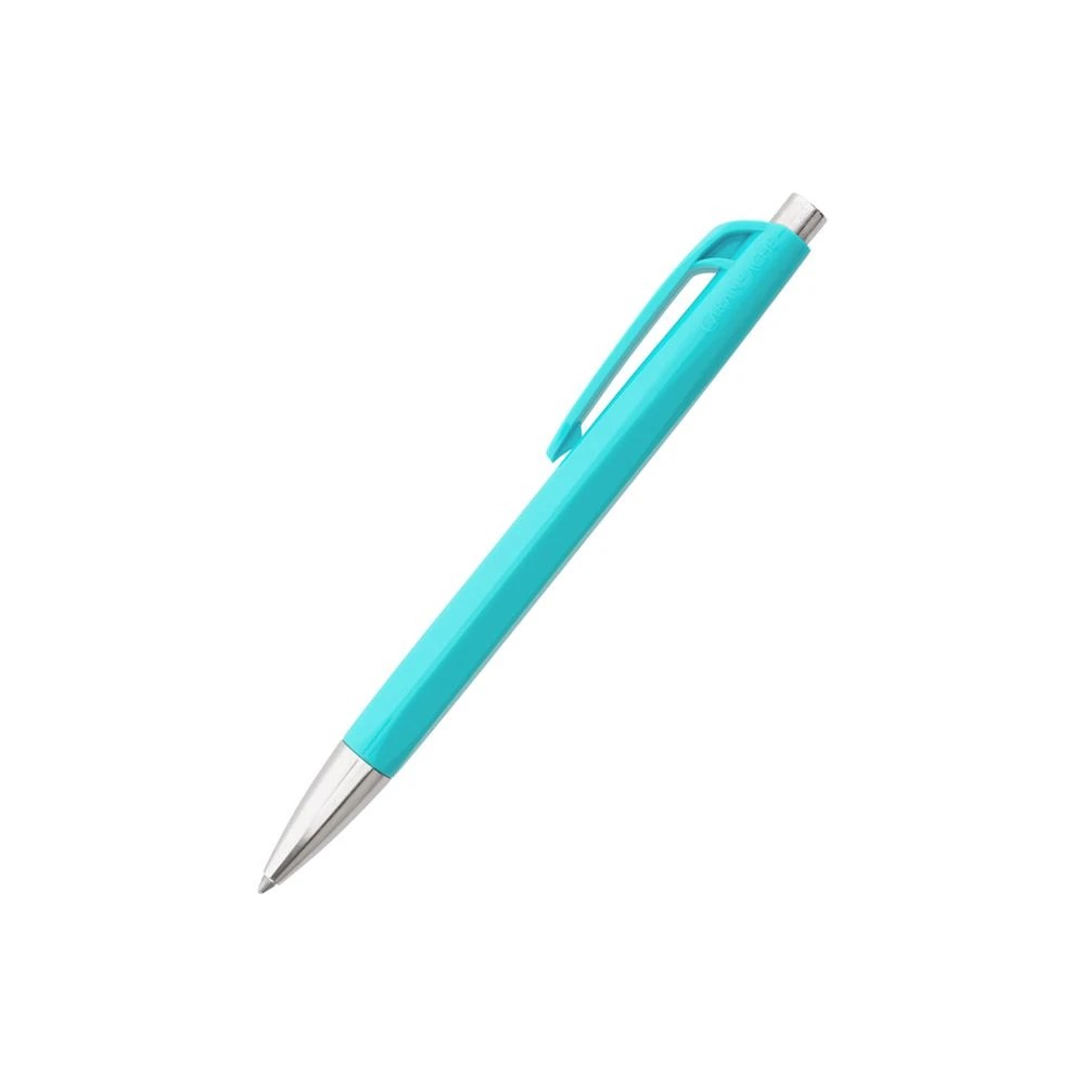 2 Caran d’Ache 888 Infinite Ballpoint Pen Turquoise, 2 of 3