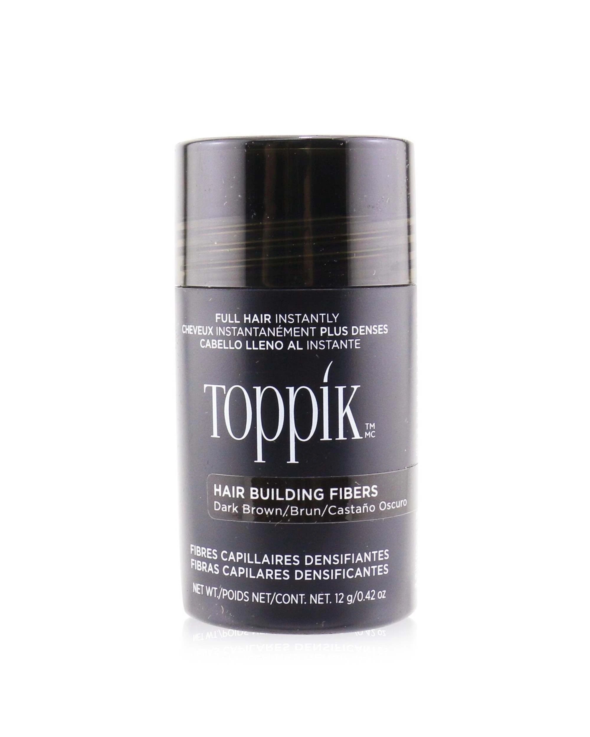 2 Toppik Hair Building Fibers - # Dark Brown  55g/1.94oz, 2 of 4