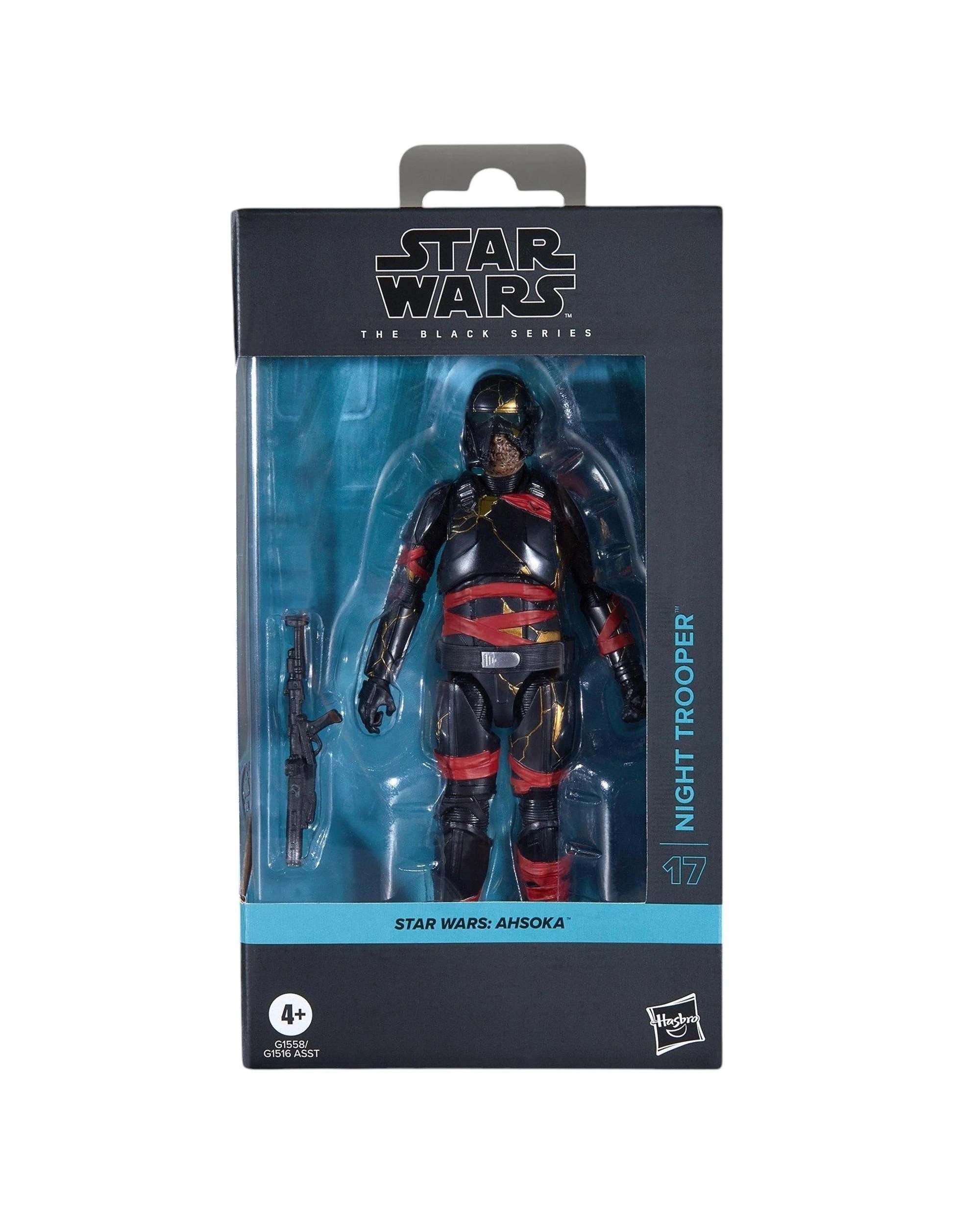 1 Star Wars The Black Series: Ahsoka Night Trooper Action Figure, 1 of 10
