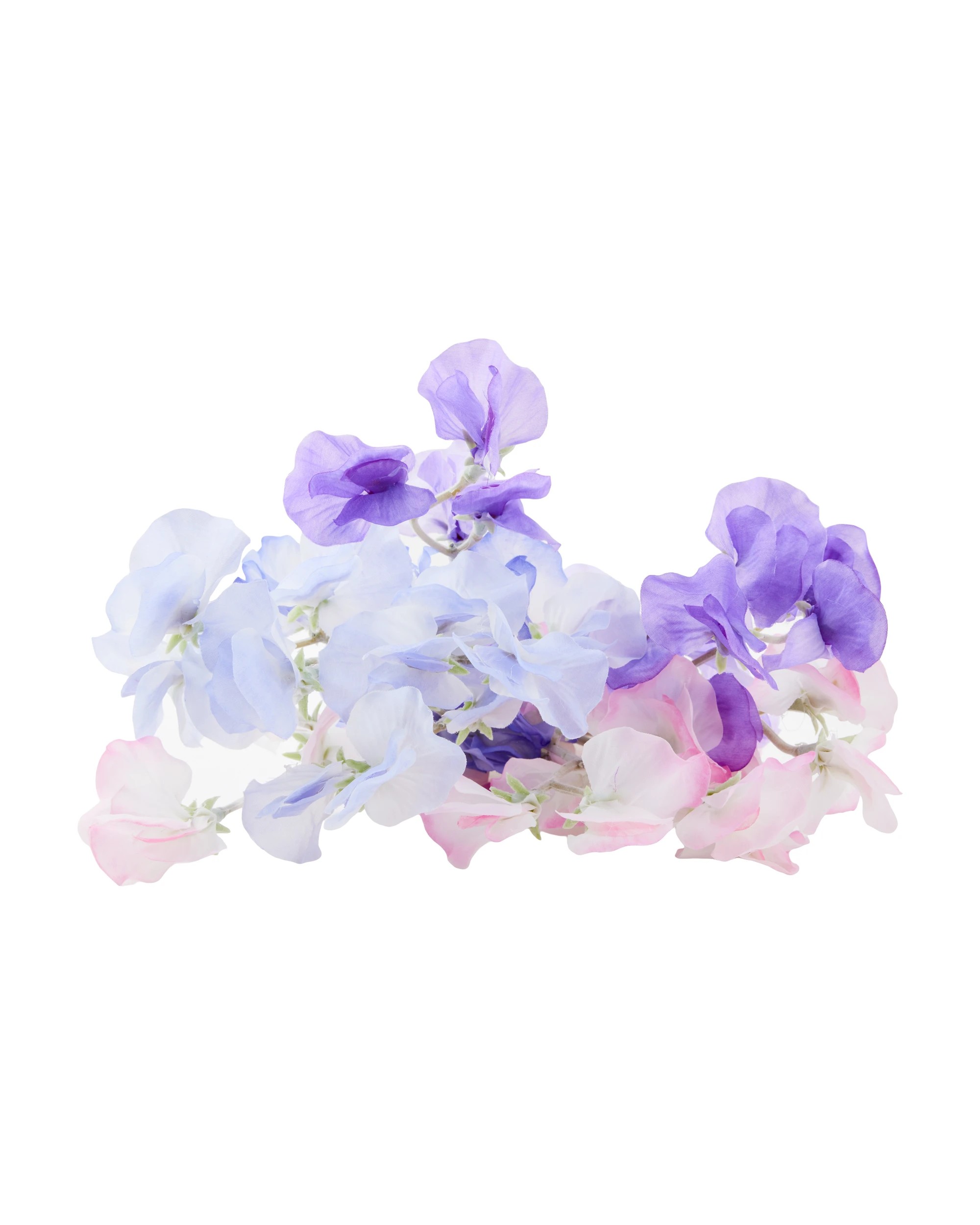 2 Artificial Sweet Pea Pastel Bunch, 2 of 4