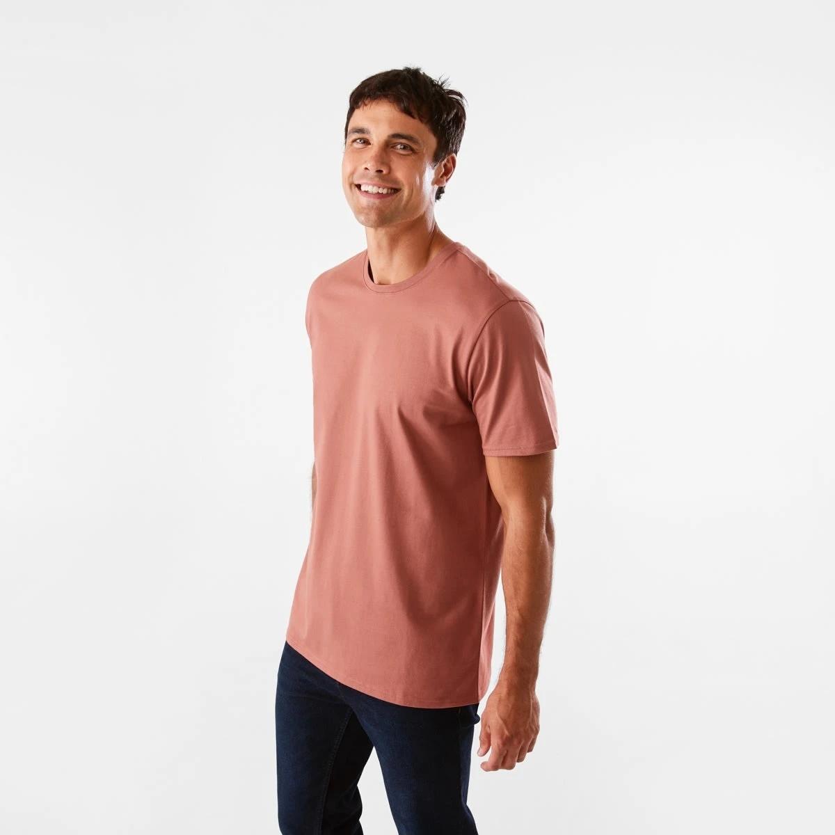 3 Australian Grown Cotton Crew Neck T-shirt Brn Cope, 3 of 5