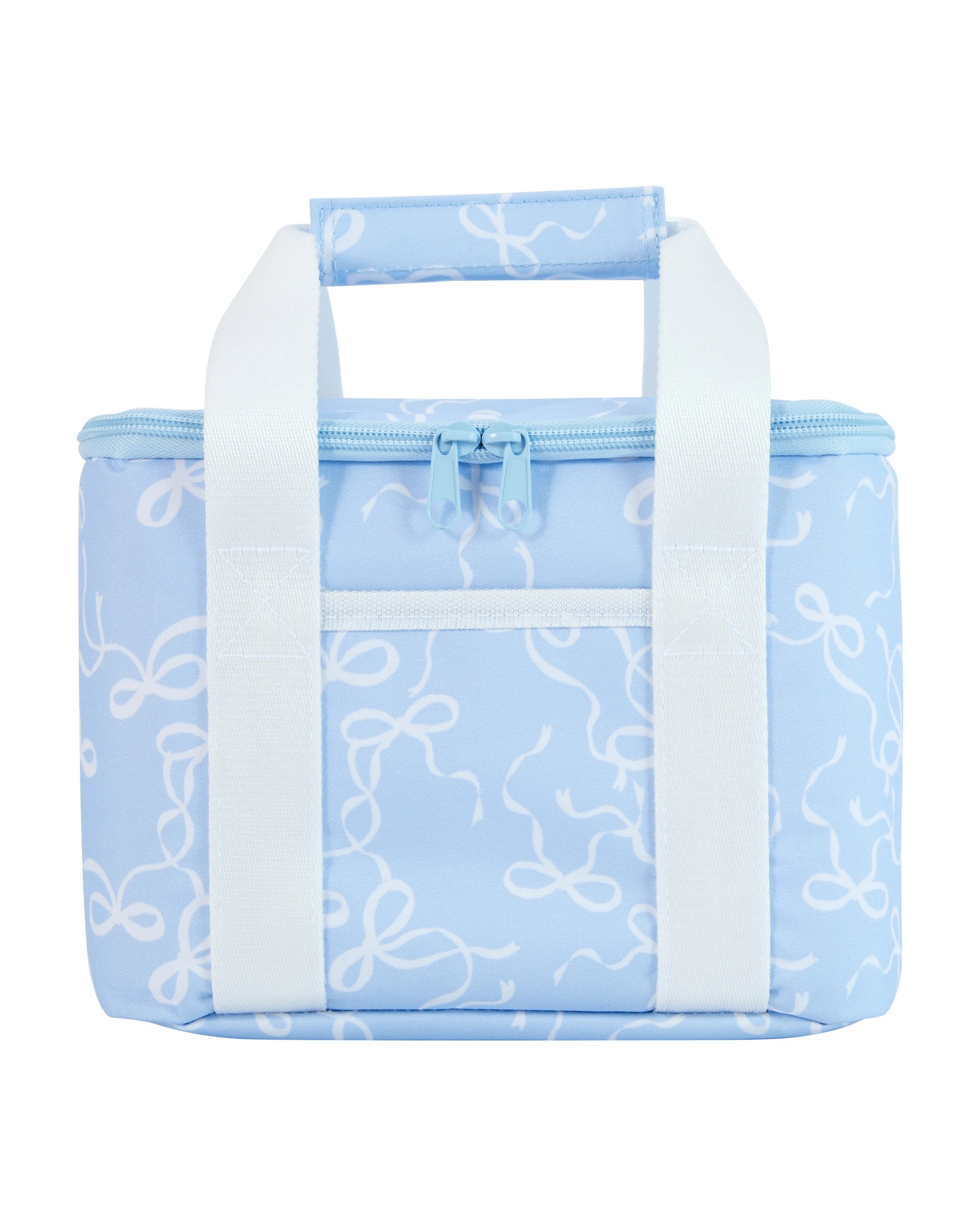 1 Bow Twin Handle Lunch Bag - Blue, 1 of 3