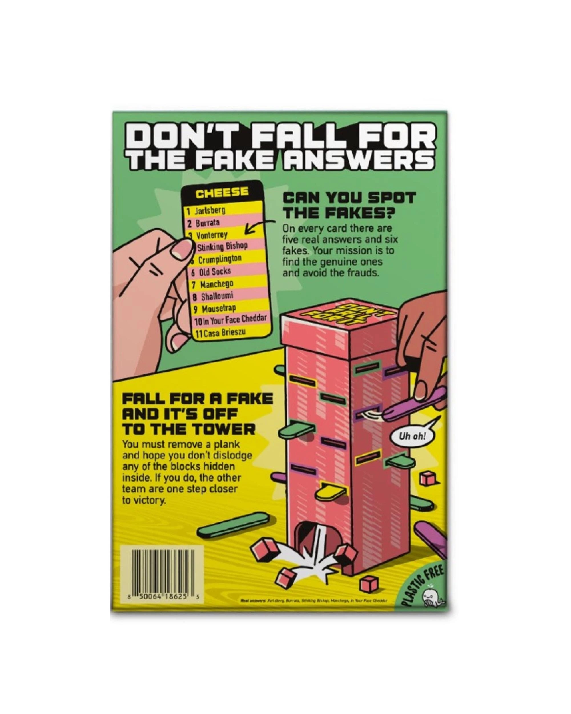 7 Don't Fall For It Card Game, 7 of 7