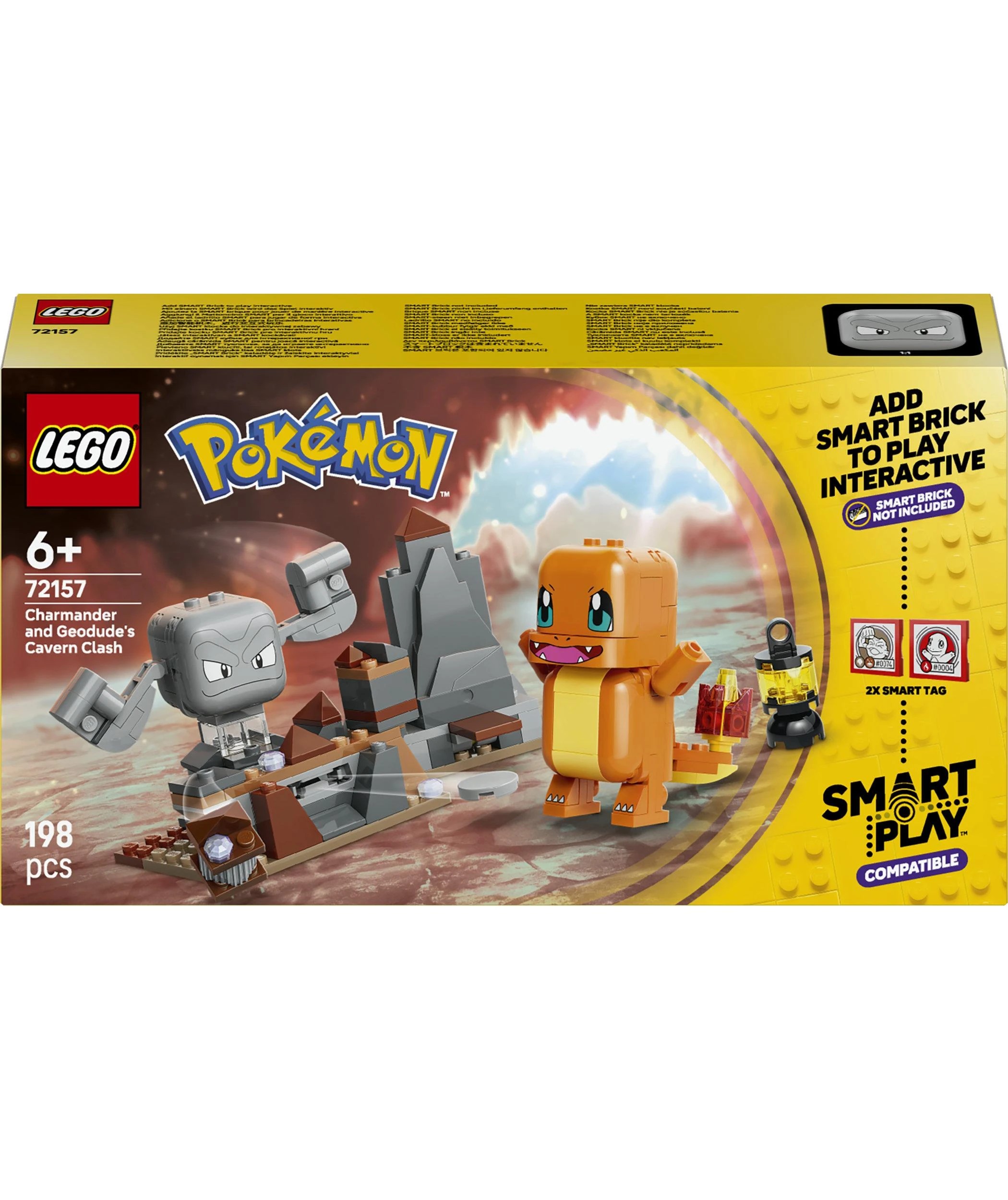 1 LEGO Pokemon SMART Play: Charmander and Geodude's Cavern Clash 72157, 1 of 11