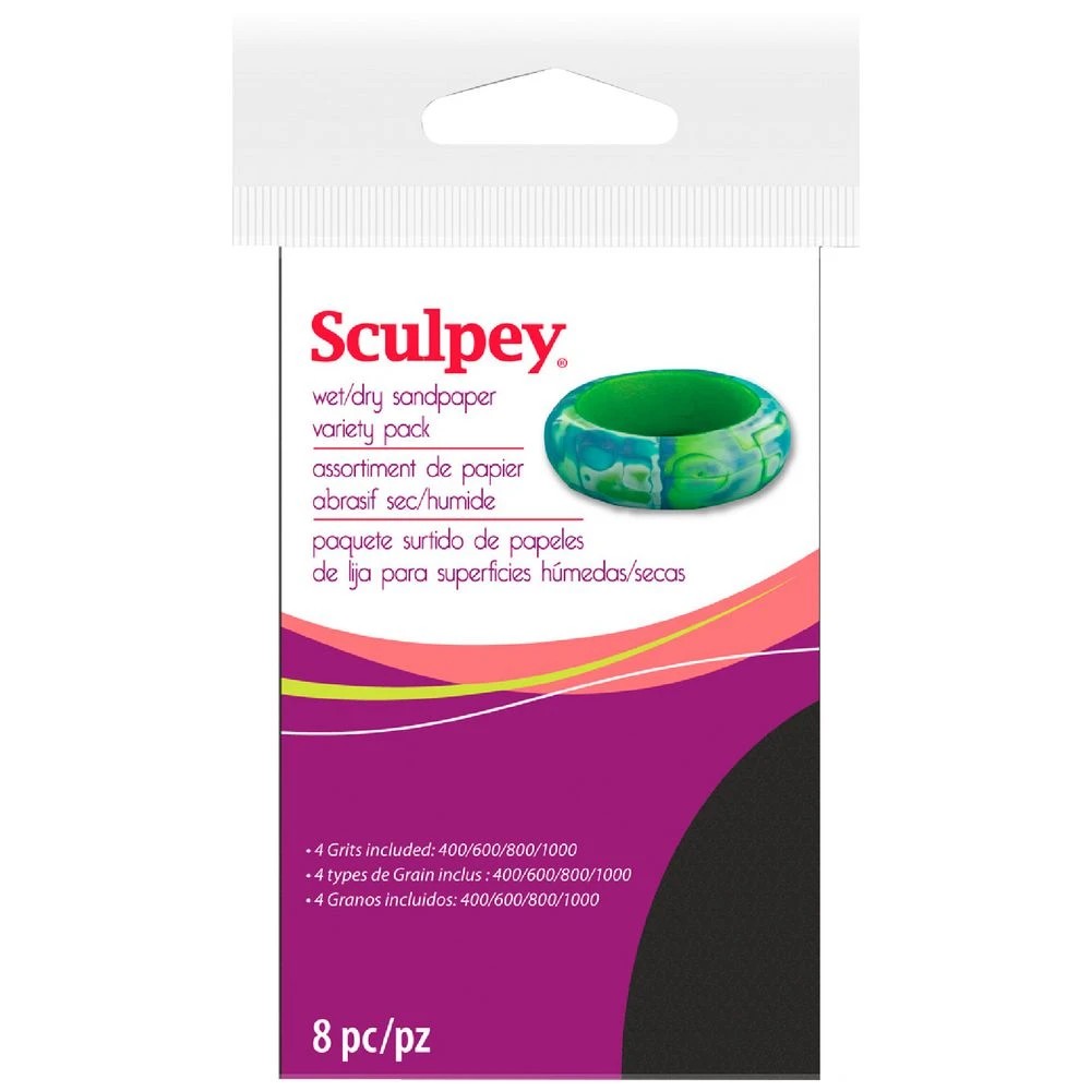 1 Sculpey Wet and Dry Sandpaper Variety Pack, 1 of 1