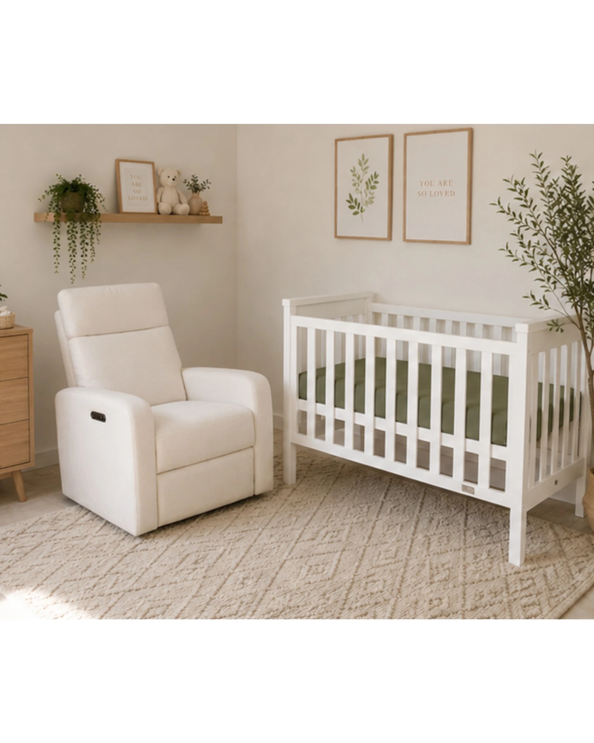 3 Babyhood Milano Cot - White, 3 of 5