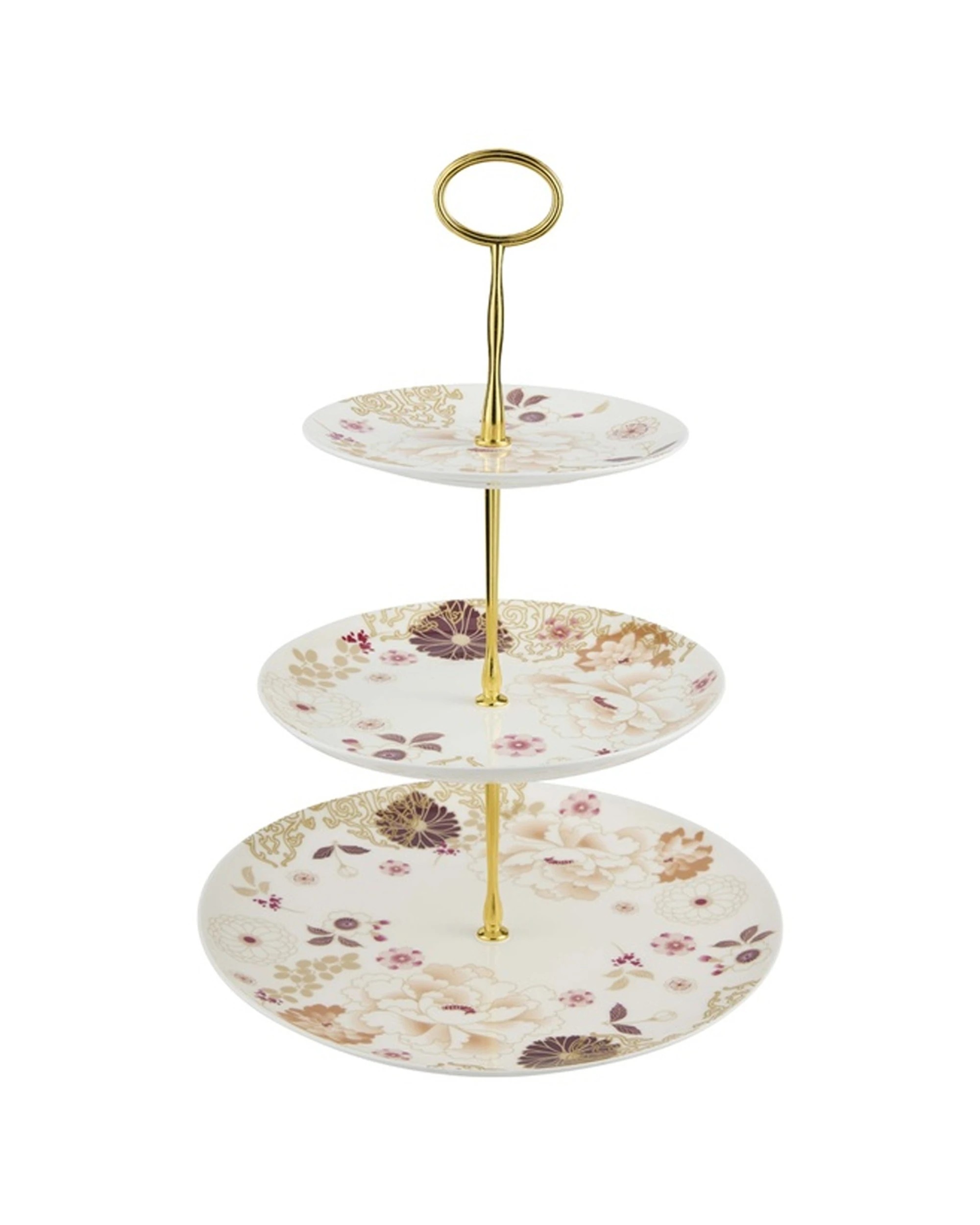 1 Maxwell And Williams 3 Tier Cake Stand Fine Bone China Gift Boxed 27.5x37cm - Multi, 1 of 6