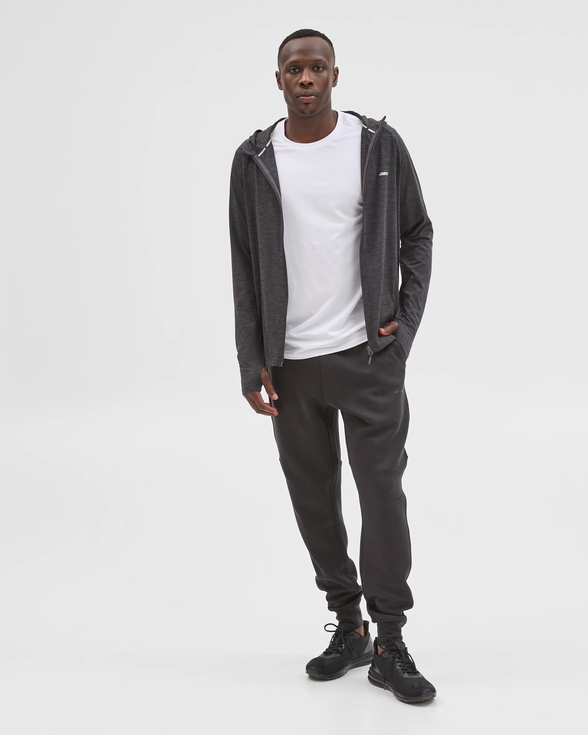 2 Target Active Active Panelled Zip Through Hoodie BLACK, 2 of 7