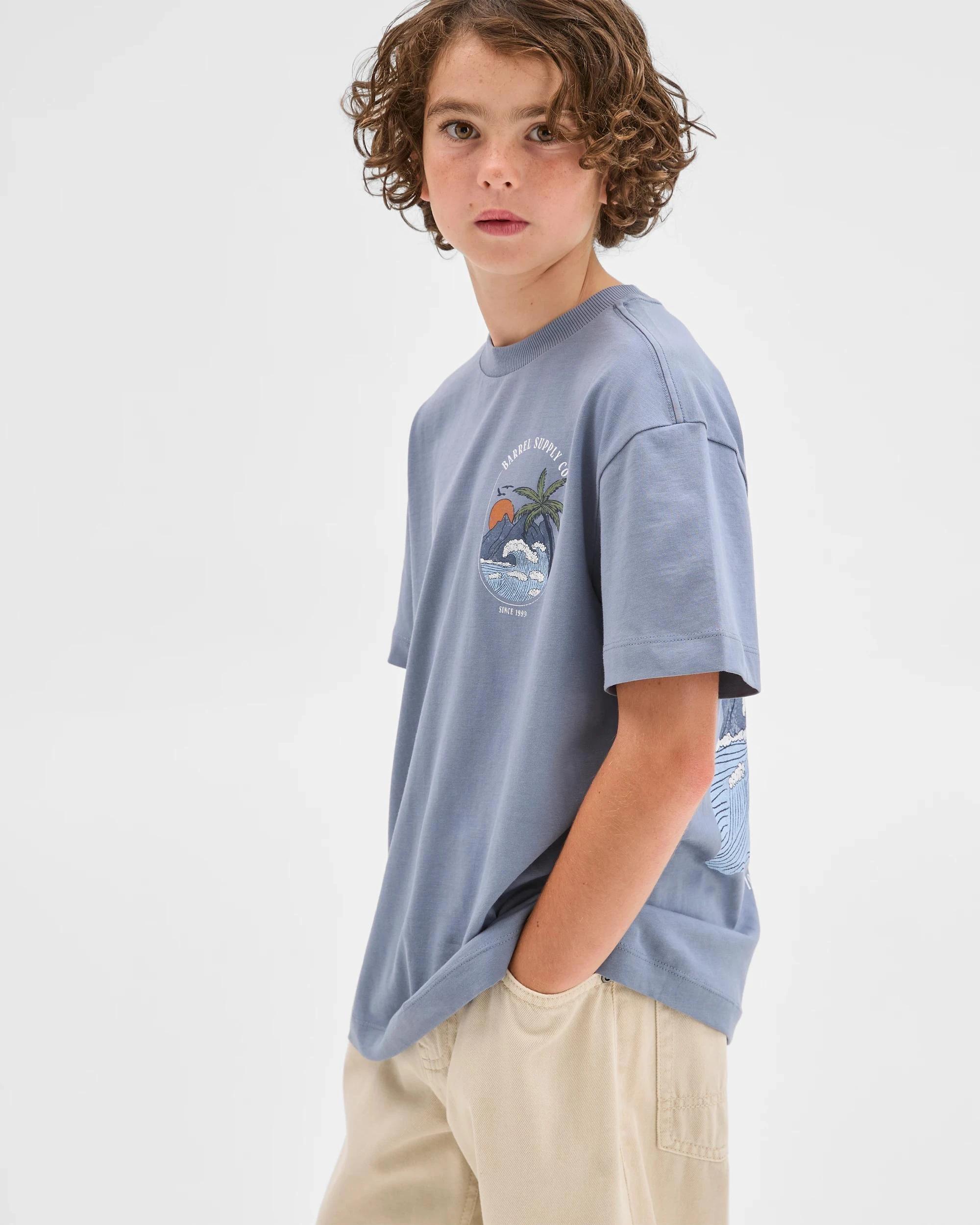 3 Target Kids Australian Cotton Short Sleeve Print T-Shirt FLINTSTONE, 3 of 7