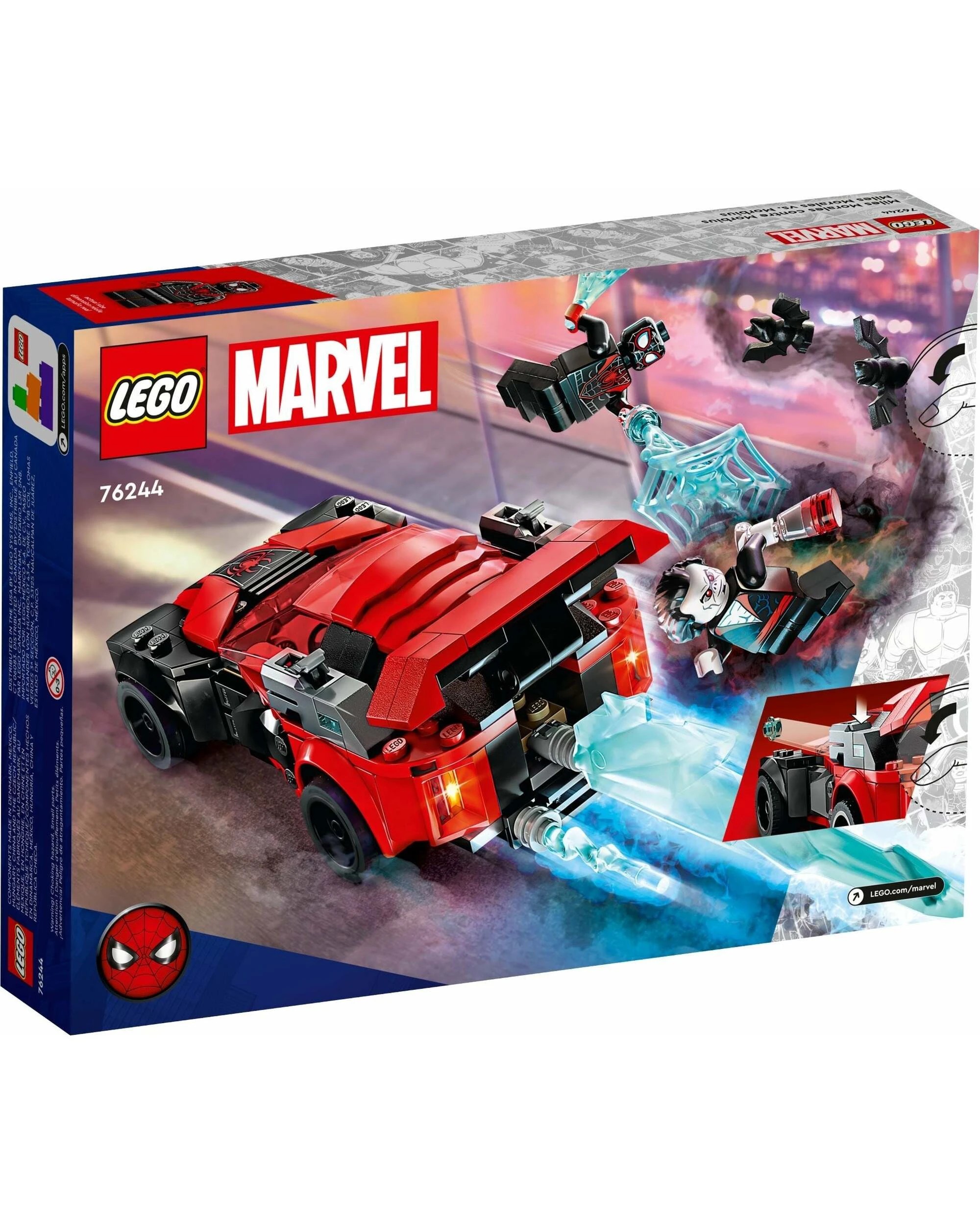 4 LEGO 76244 Miles Morales vs. Morbius Marvel, 4 of 5