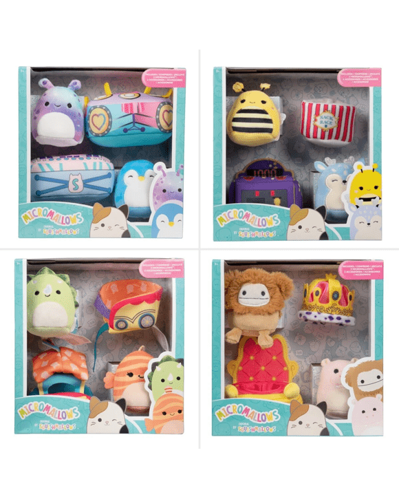 Original Squishmallows Micromallows Accessory Set - Assorted