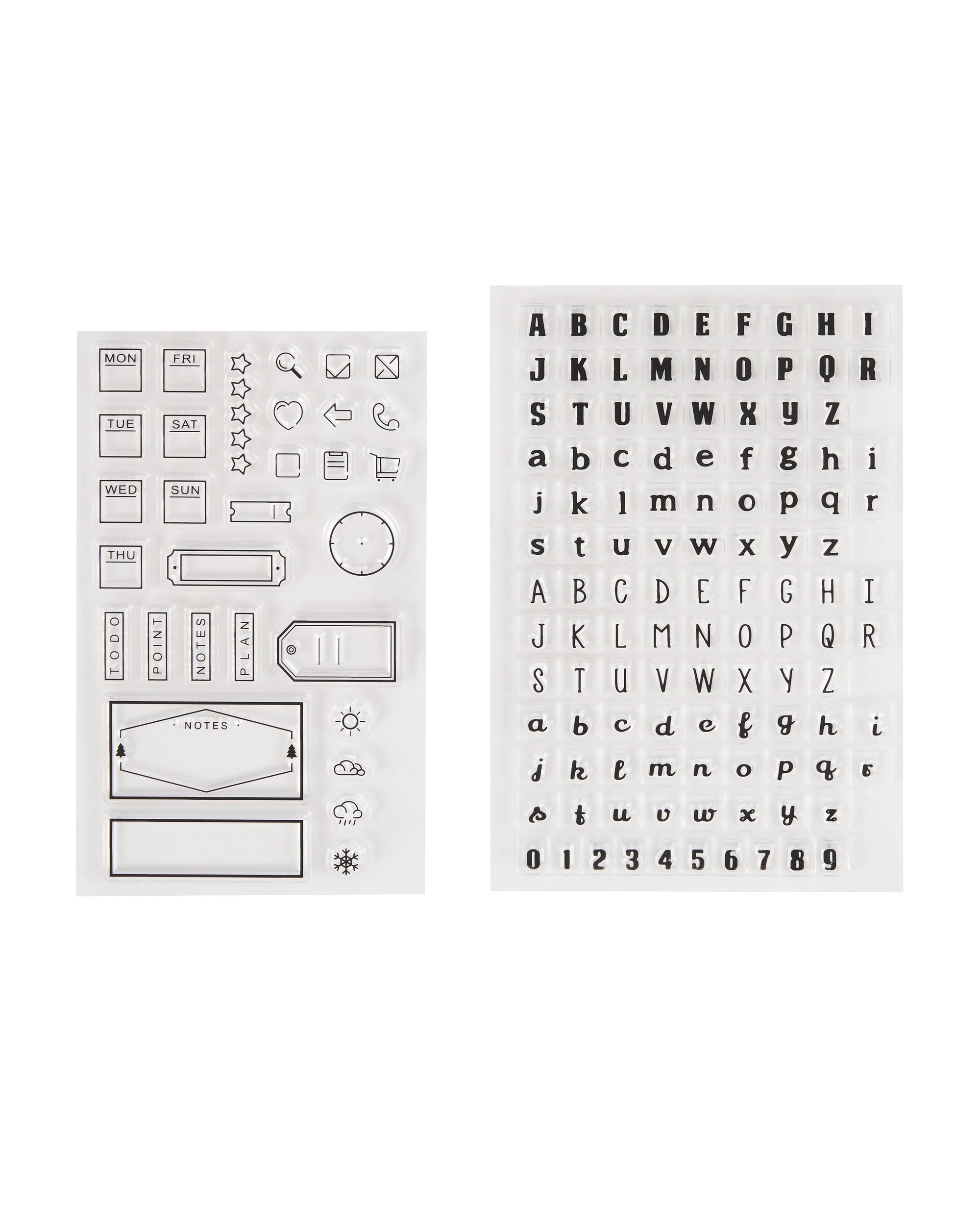 2 2 Pack Bullet Journal Stamp Set, 2 of 3