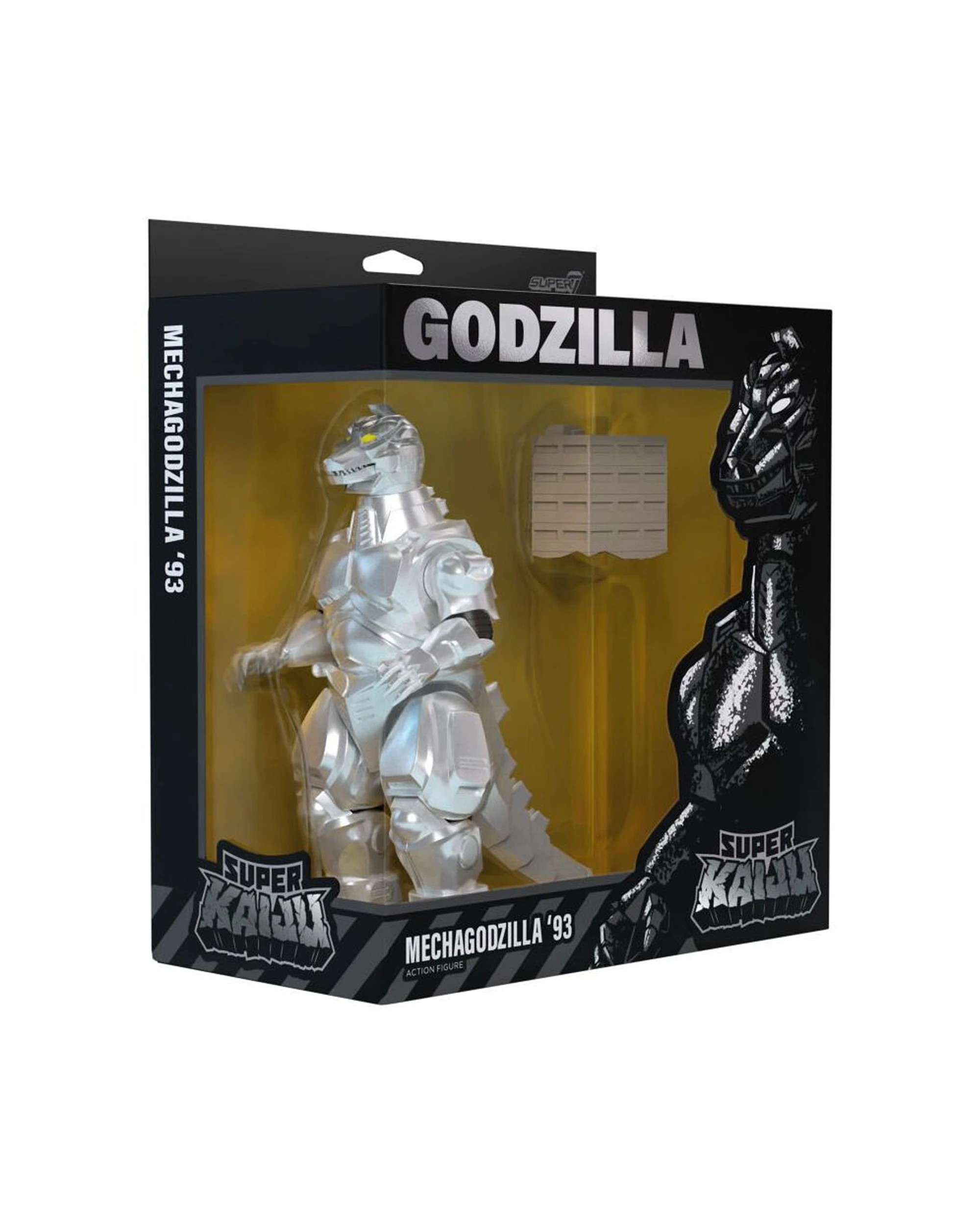 6 Godzilla Mechagodzilla 11 1993 Super Kaiju Action Figure 5.5in Super Alloy
 - silver, 6 of 7