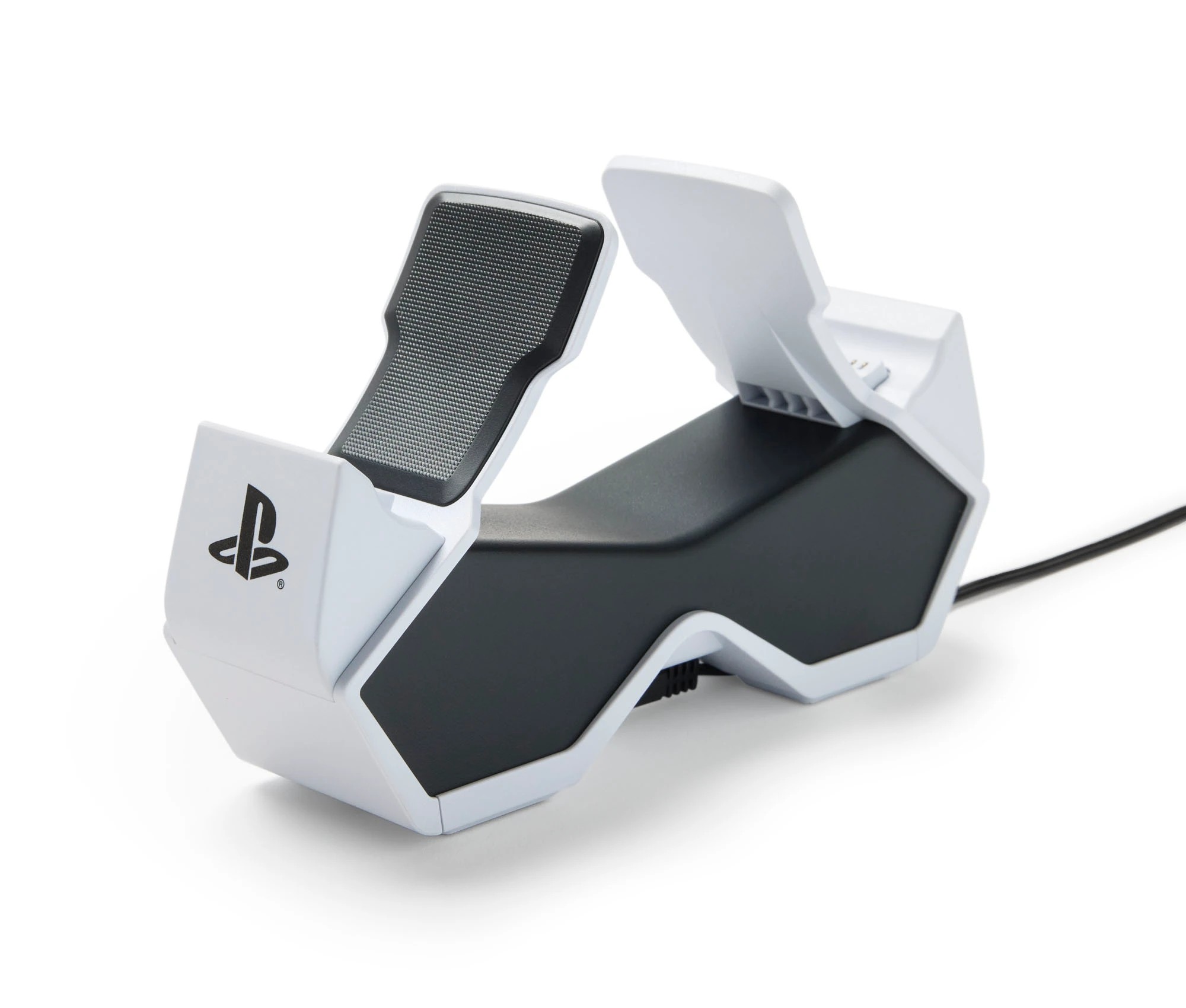 2 PowerA Twin Charging Station for PlayStation 5 DualSense Wireless Controllers - White, 2 of 10