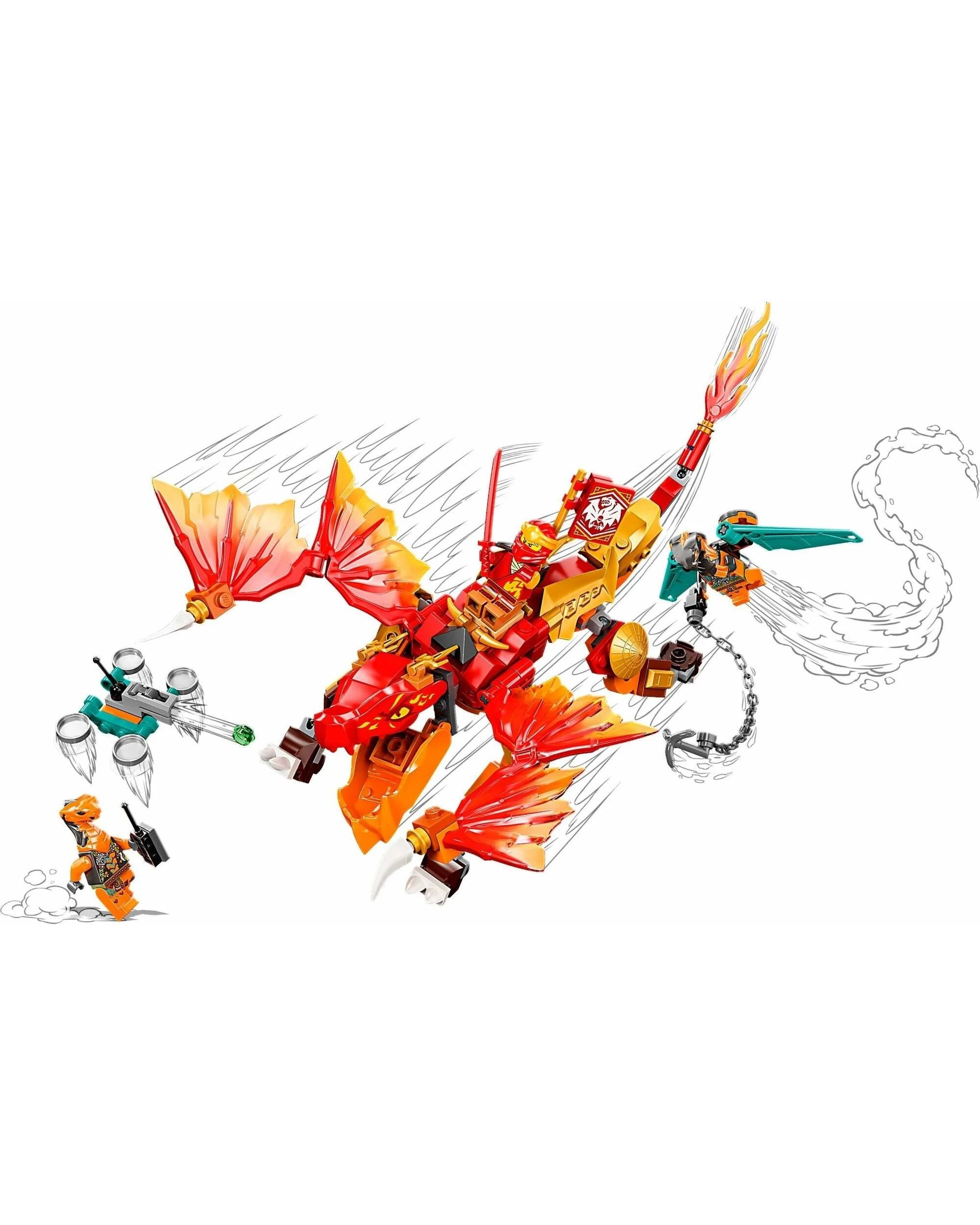 2 LEGO 71762 Ninjago Kai's Fire Dragon EVO - Kai, 2 of 5