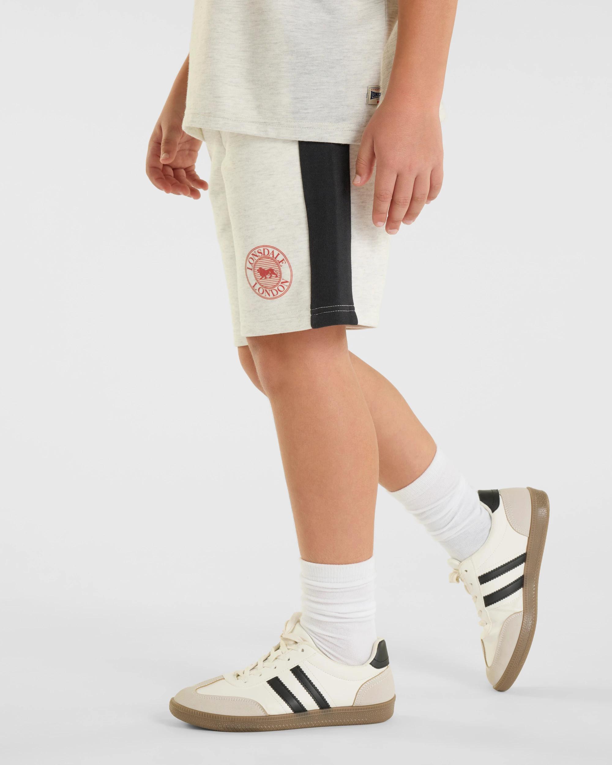 1 Varsity Shorts - Lonsdale London OATMEAL MARLE, 1 of 5