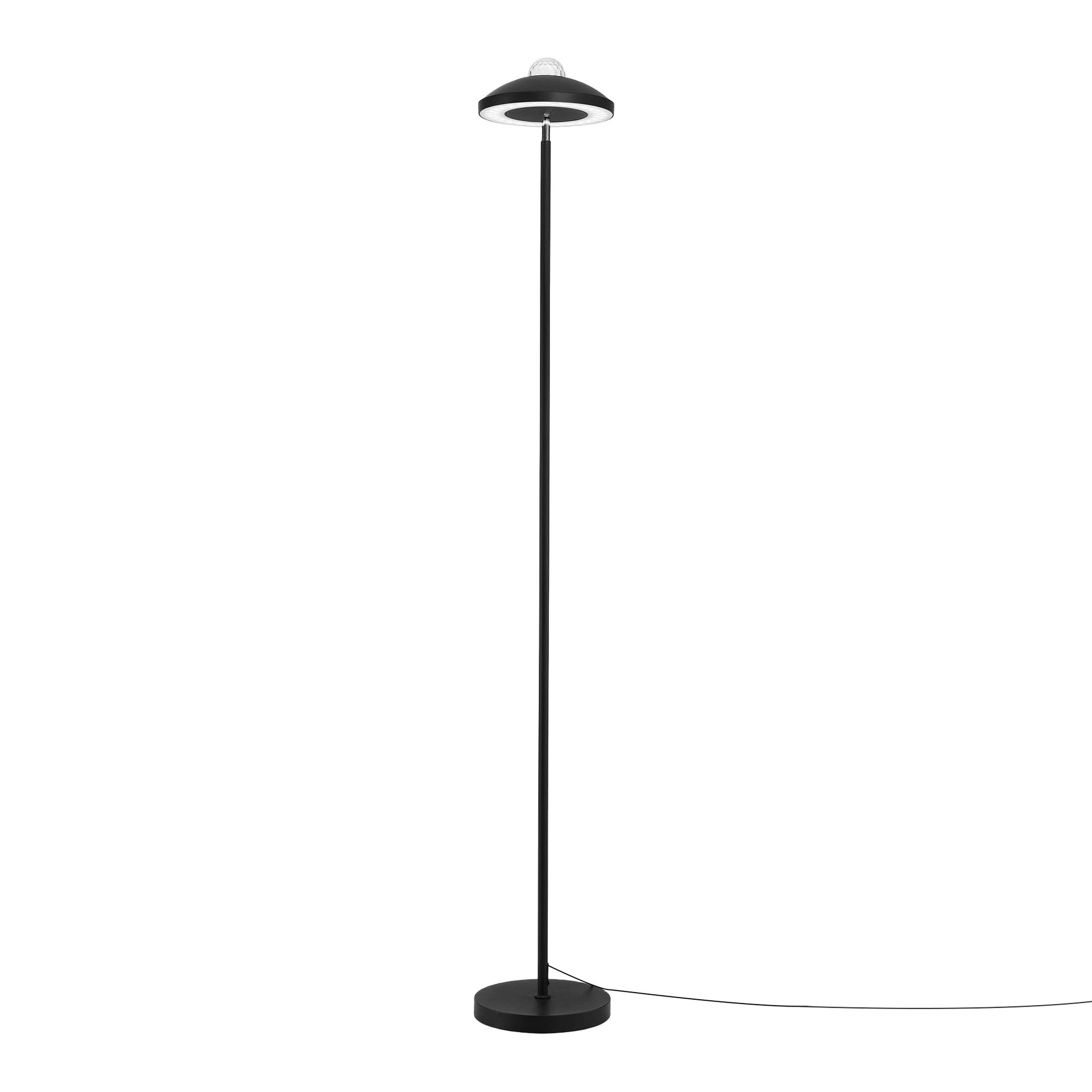 3 Artiss 2-in-1 LED Floor Lamp with Galaxy Projector & Remote 178cm Tall 15W Reading Standing Light - Black, 3 of 8