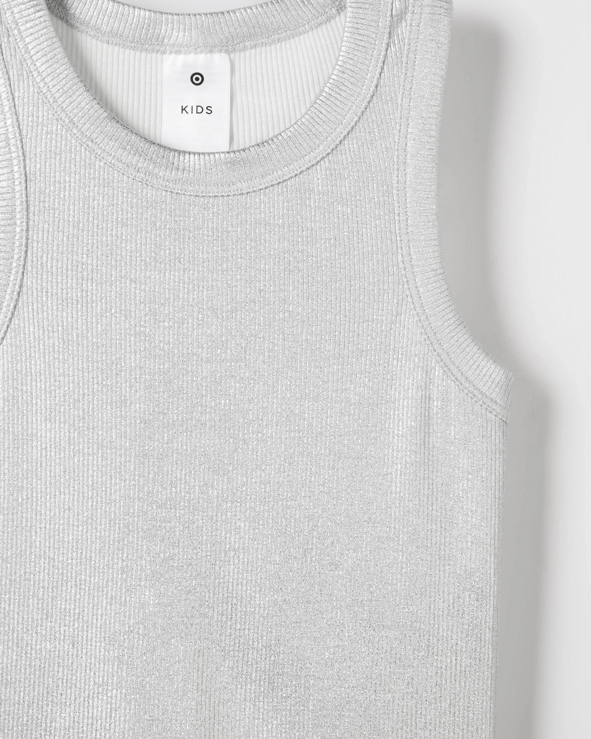 5 Target Metallic Rib Tank PALE SILVER, 5 of 5