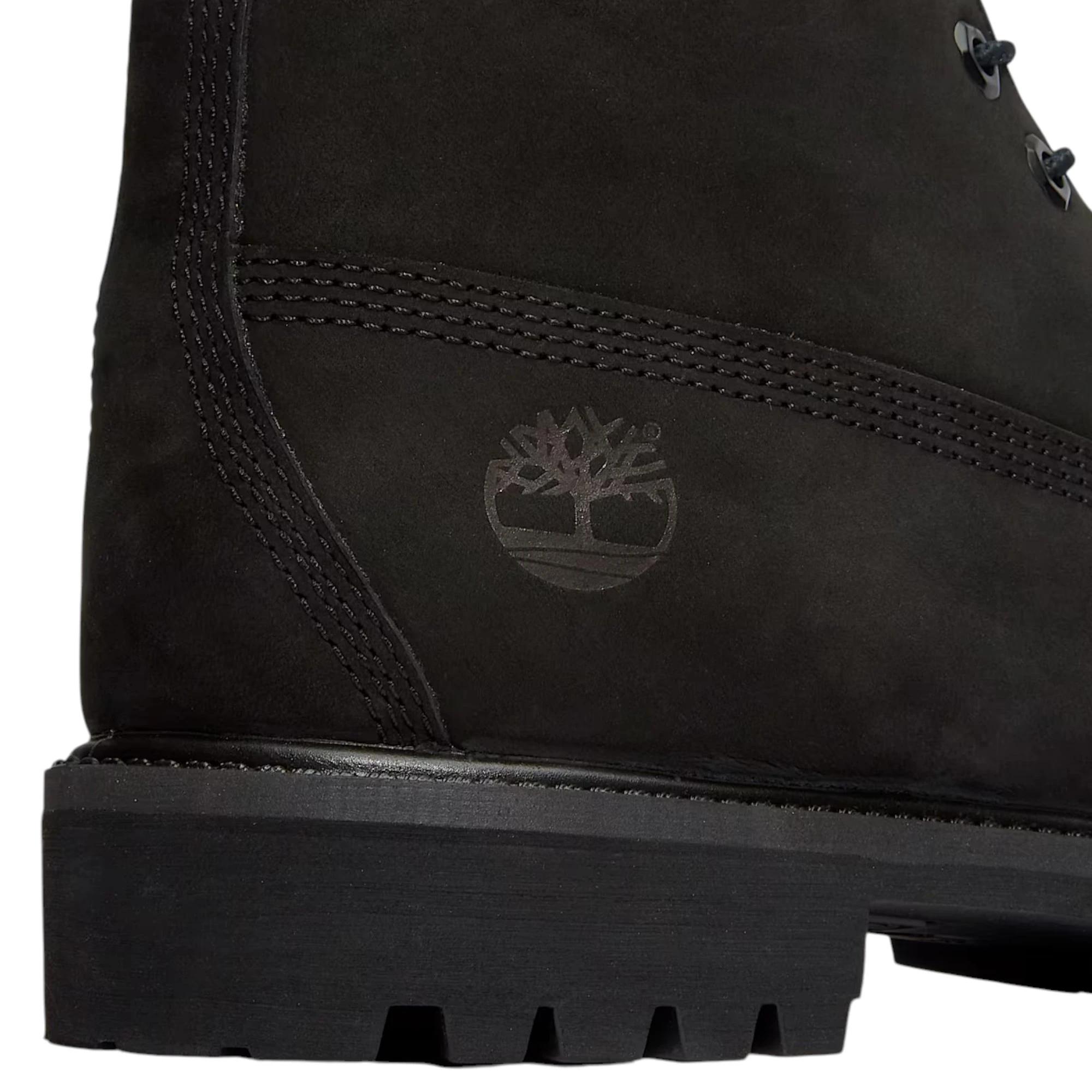 6 Timberland Mens 6-Inch Premium Waterproof Nubuck Wide Boot BLACK, 6 of 7
