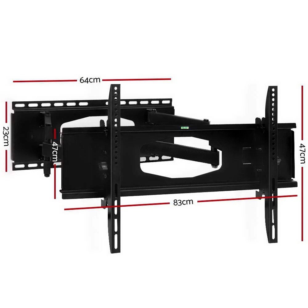 2 Artiss TV Wall Mount Bracket for 32"-80" LED LCD Full Motion Dual Strong Arms - Black, 2 of 6