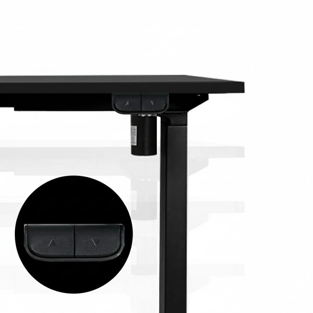 3 Artiss Standing Desk Frame Only Motorised - Black, 3 of 5