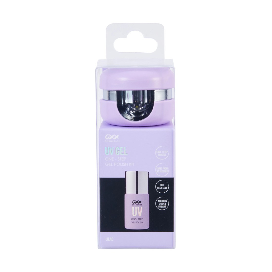 1 OXX Cosmetics UV Gel One-Step Gel Polish Kit - Lilac, 1 of 8