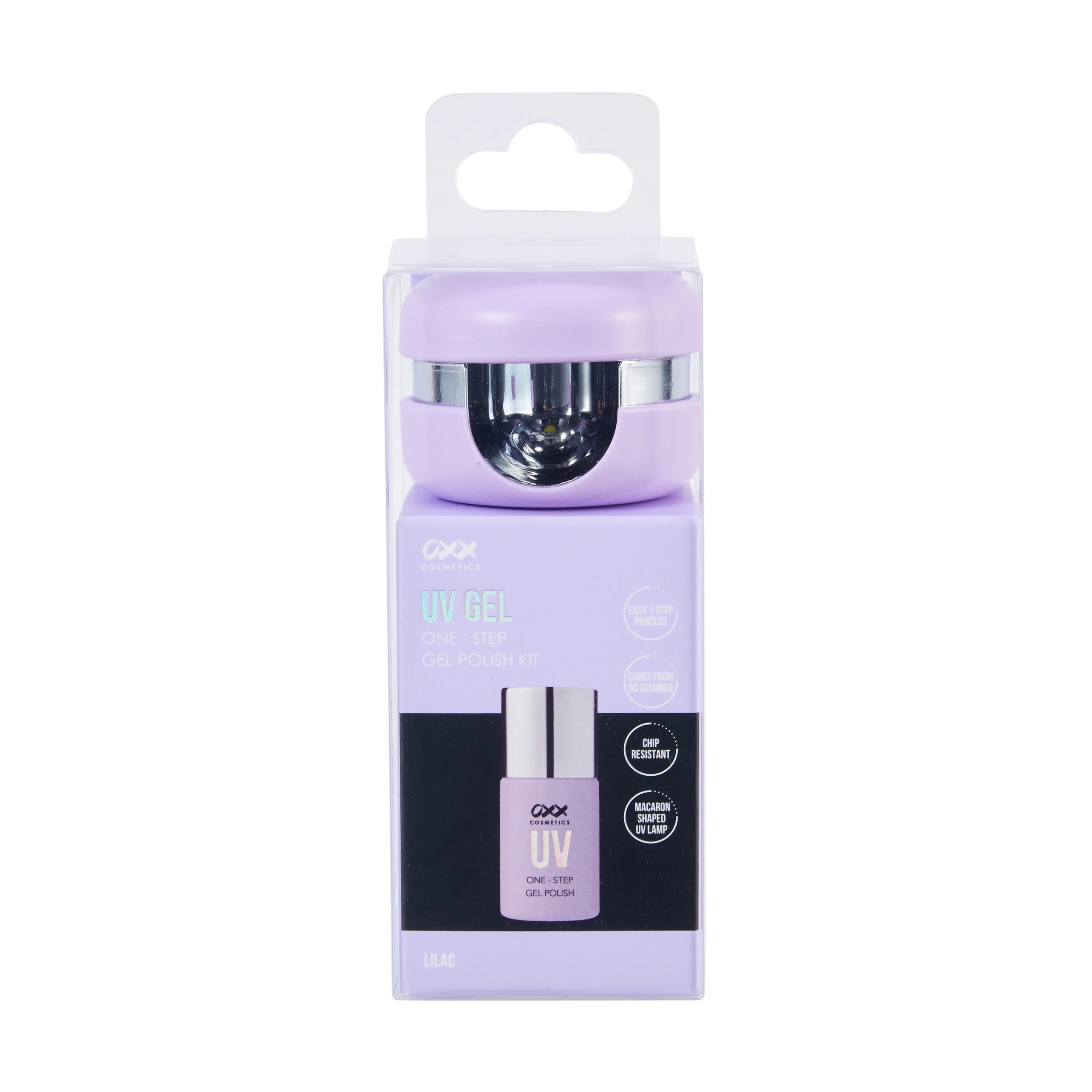 1 OXX Cosmetics UV Gel One-Step Gel Polish Kit - Lilac, 1 of 8