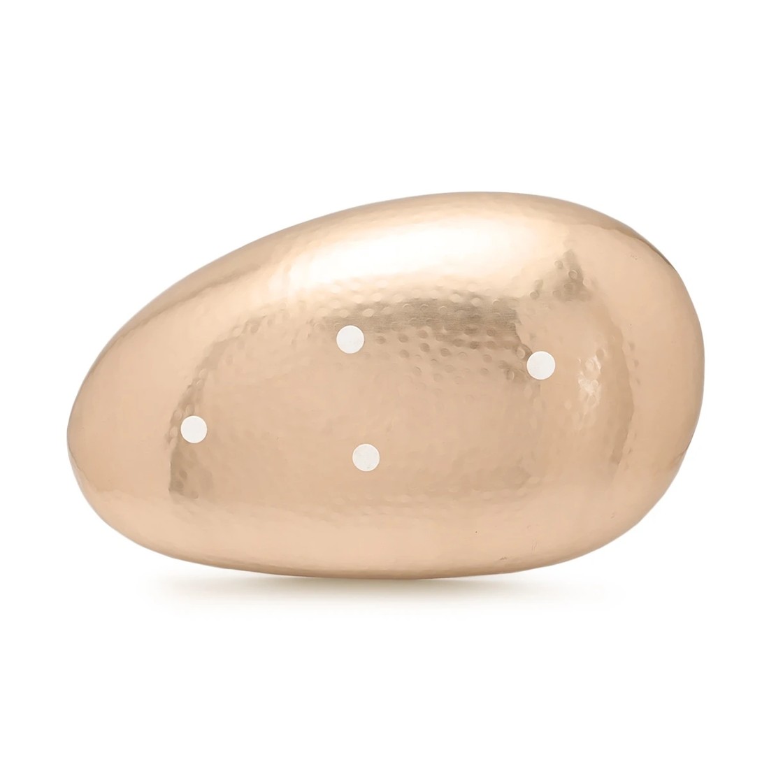 6 Hammered Decor Tray - Gold Look, 6 of 7