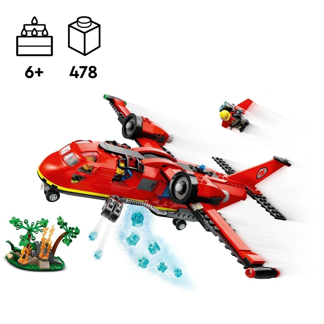 10 LEGO City Fire Rescue Plane 60413, 10 of 11
