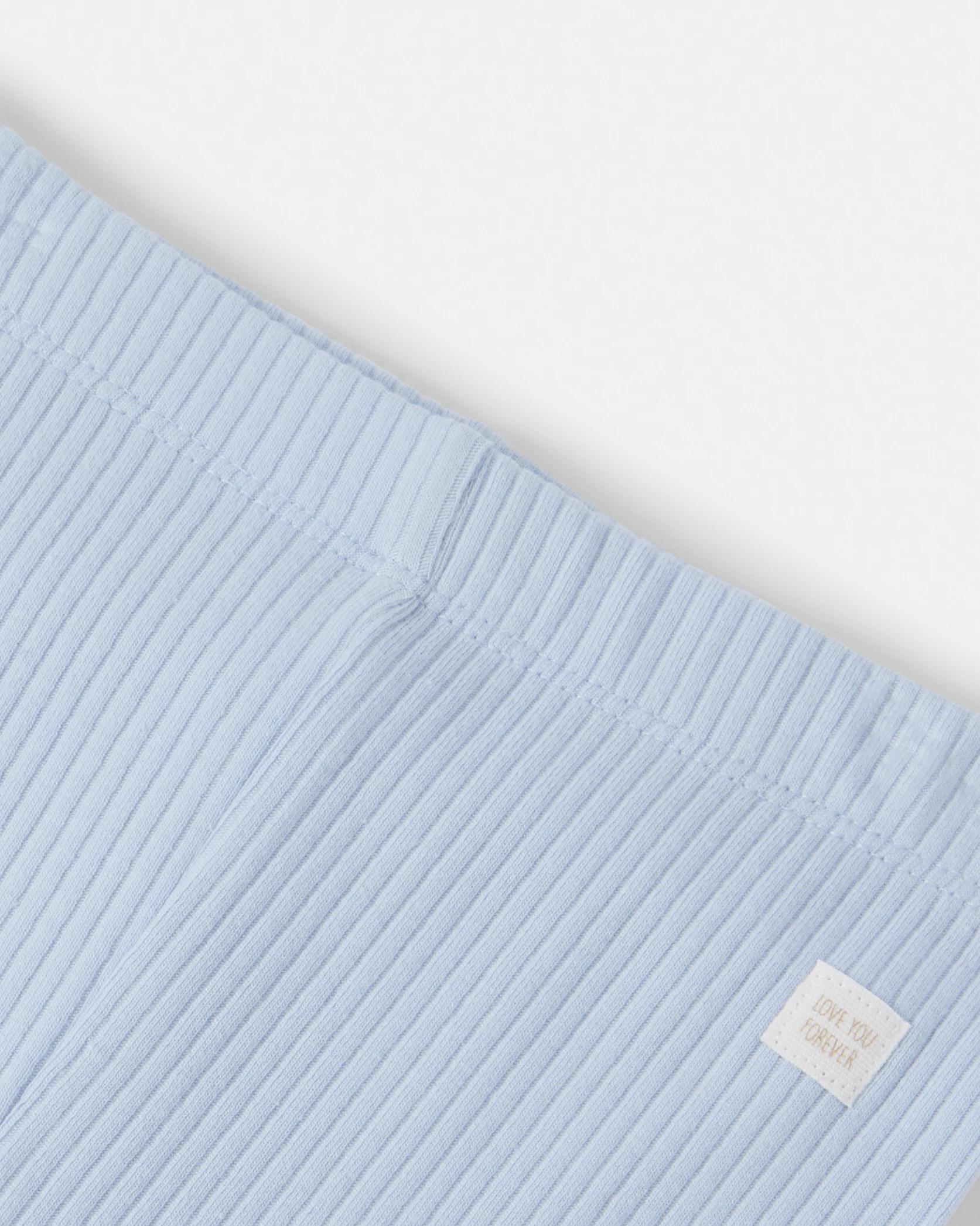 5 3 Pack Cotton Rib Leggings Blu Mpack, 5 of 5