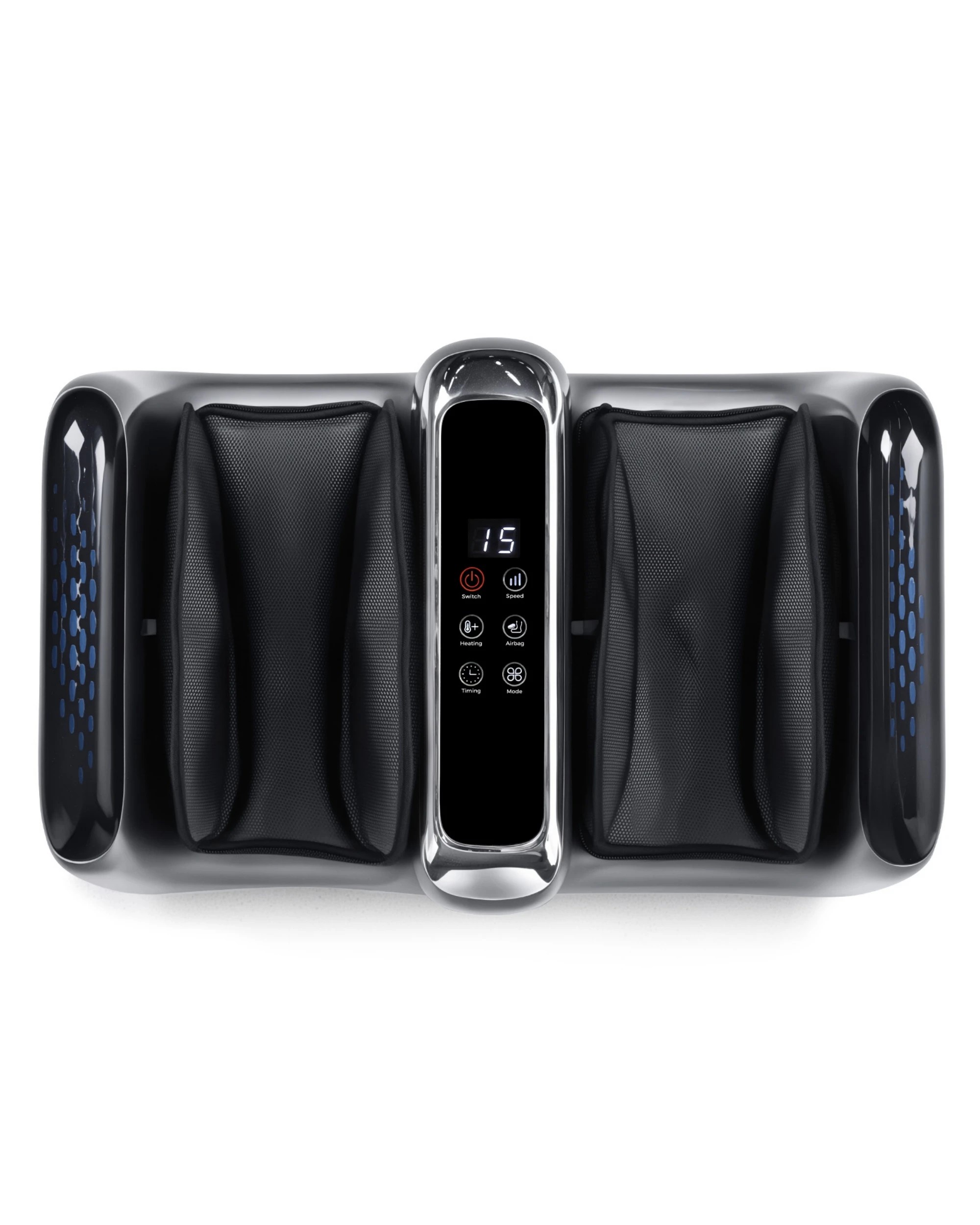 5 Adwin Foot Massager with Heat, Deep Kneading Rollers - Silver, 5 of 8