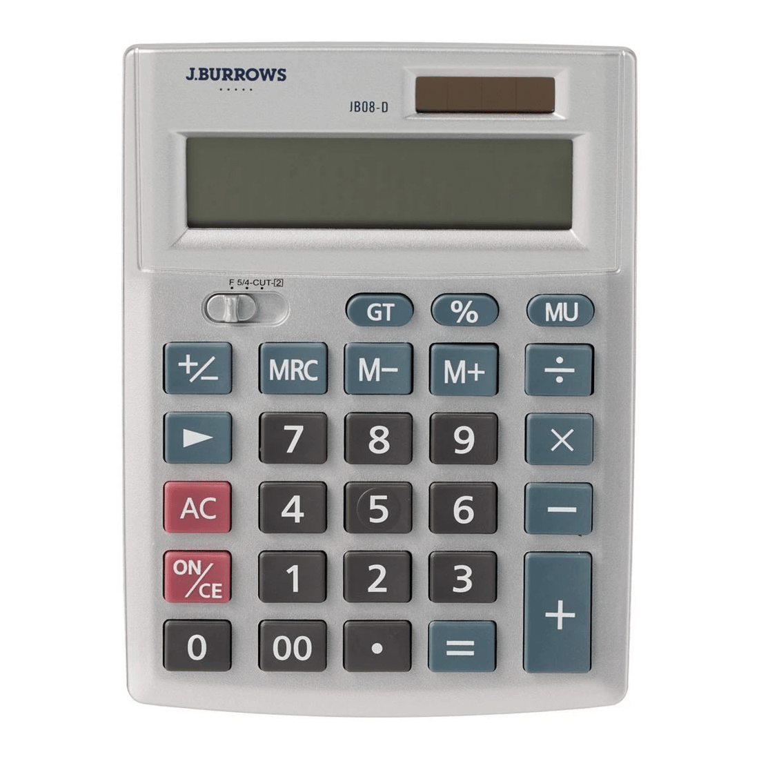 1 J.Burrows Desktop 12 Digit Calculator Silver, 1 of 4