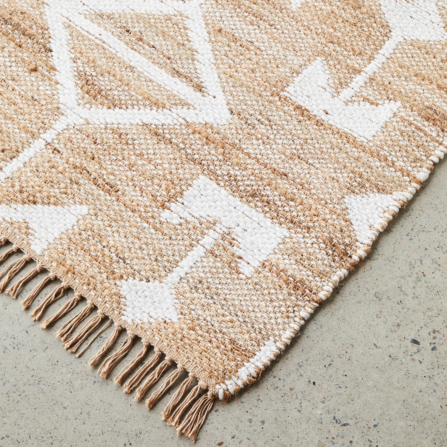 4 Common Ground Rugs Grove Trudy 380x280cm - Extra Large Hand Loomed Jute Floor Rug - White, 4 of 8