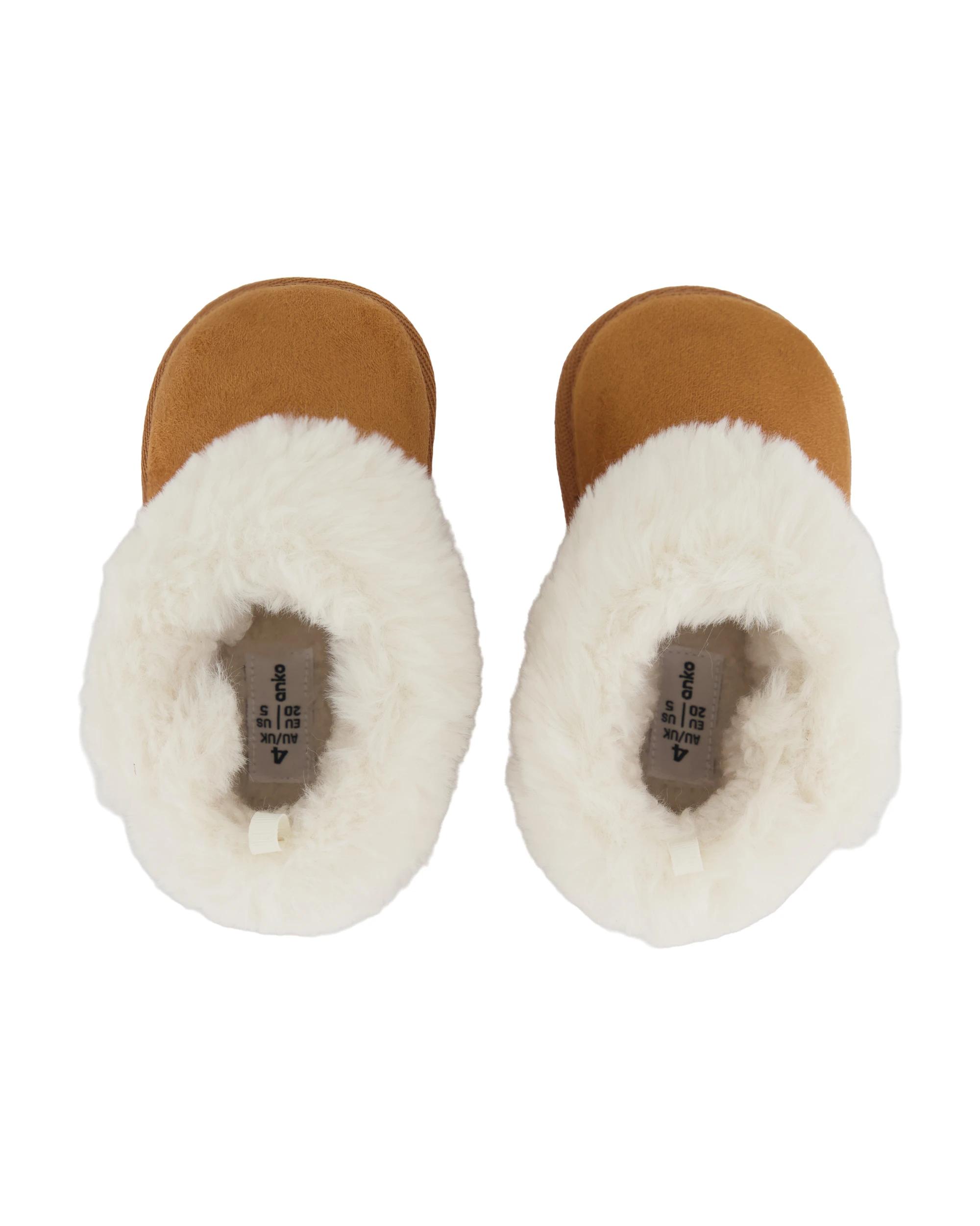 3 Baby Slipper Boots Chestnut, 3 of 4