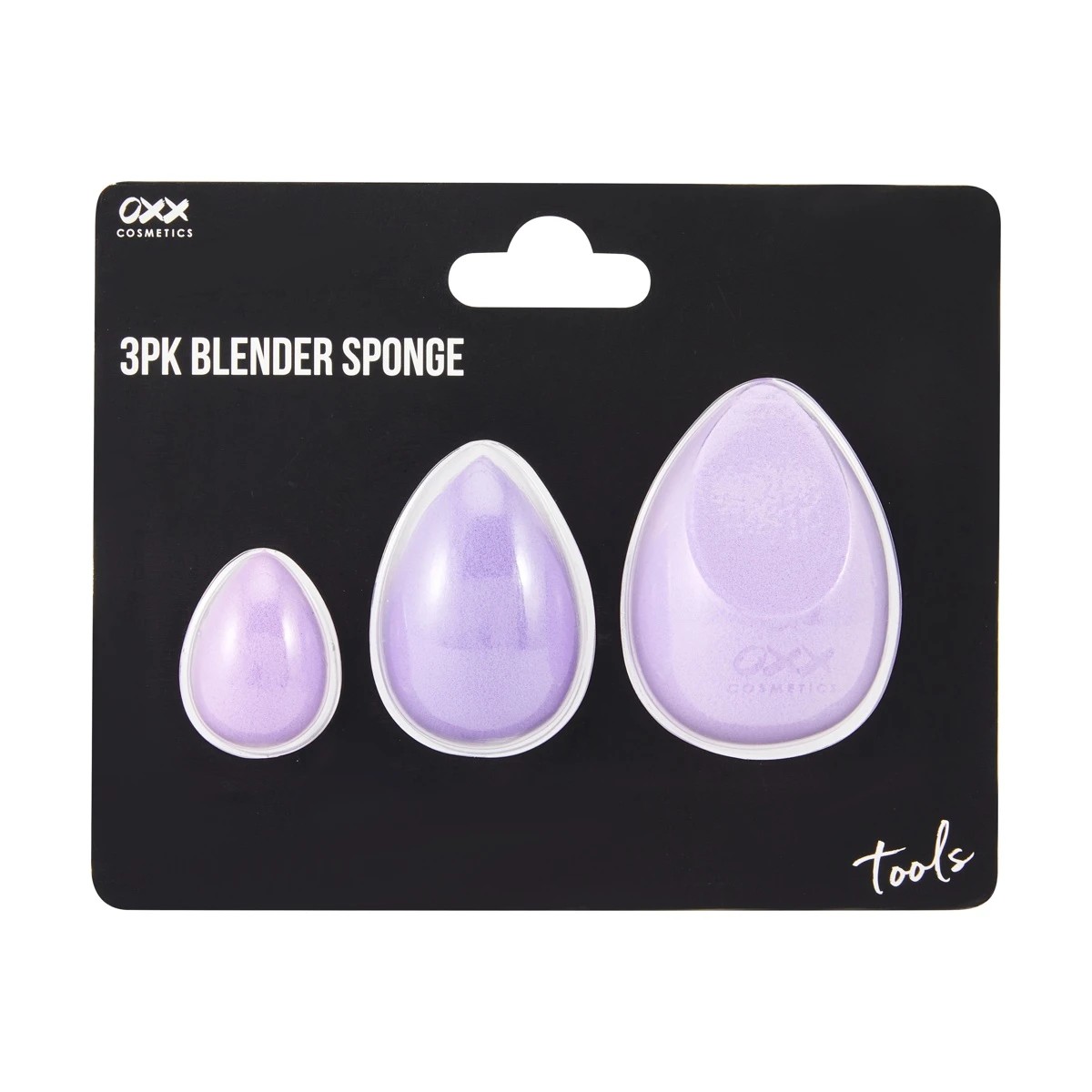 1 OXX Cosmetics 3 Pack Blender Sponge - Purple, 1 of 4