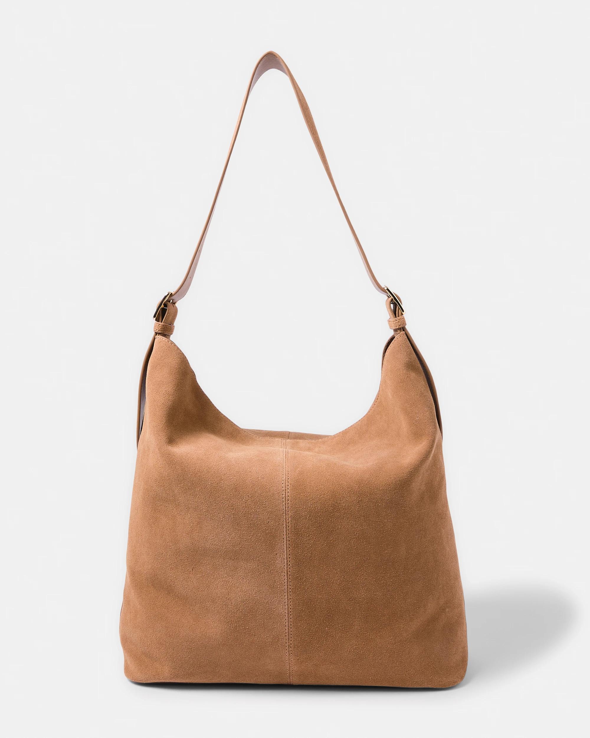 1 Leather Tote Bag Des Camel, 1 of 5