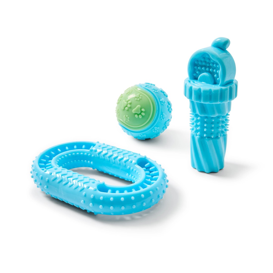 2 3 Pack Pet Toy Puppy - Blue, 2 of 8