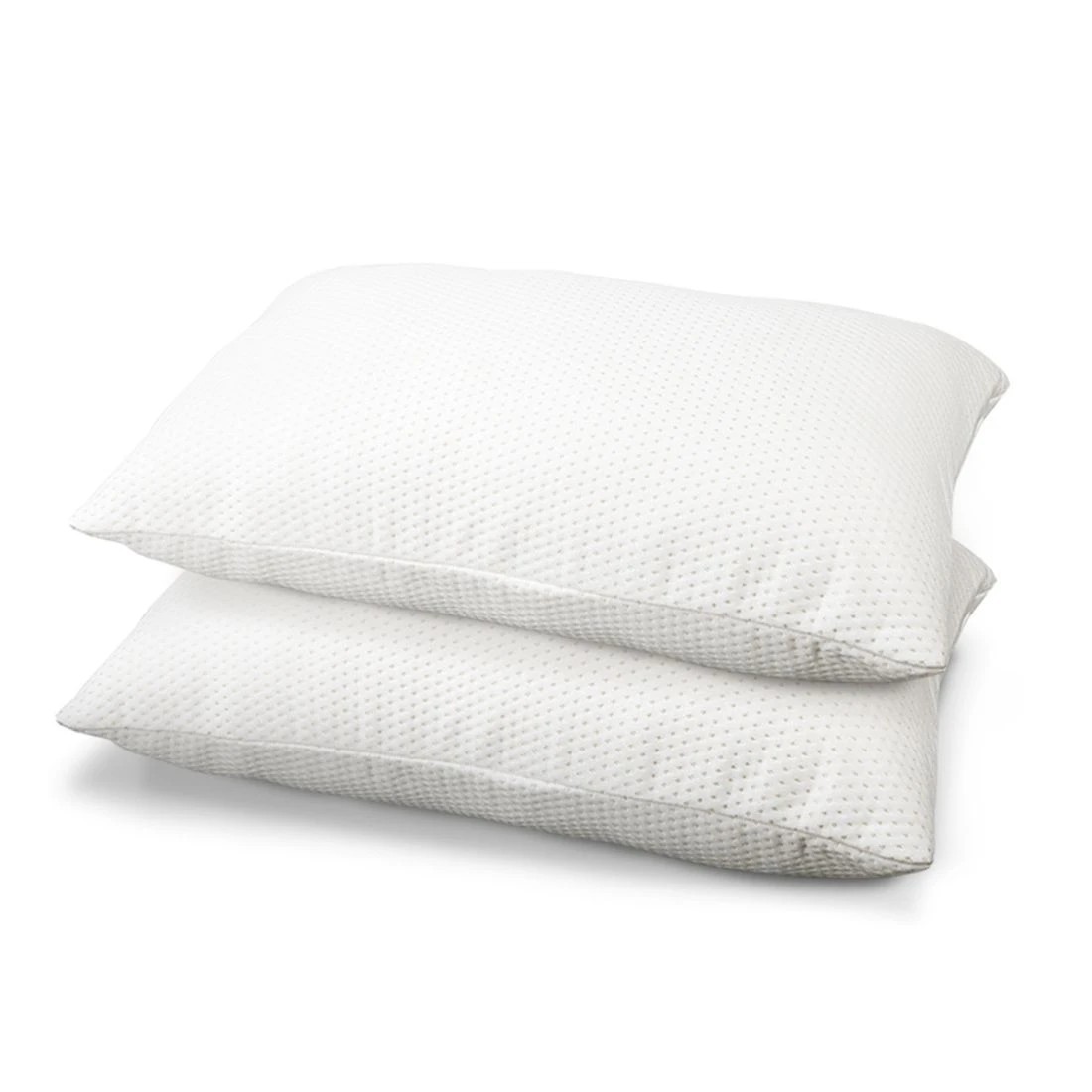 1 Giselle Bedding Memory Foam Pillow 19cm Thick Twin Pack - White, 1 of 5