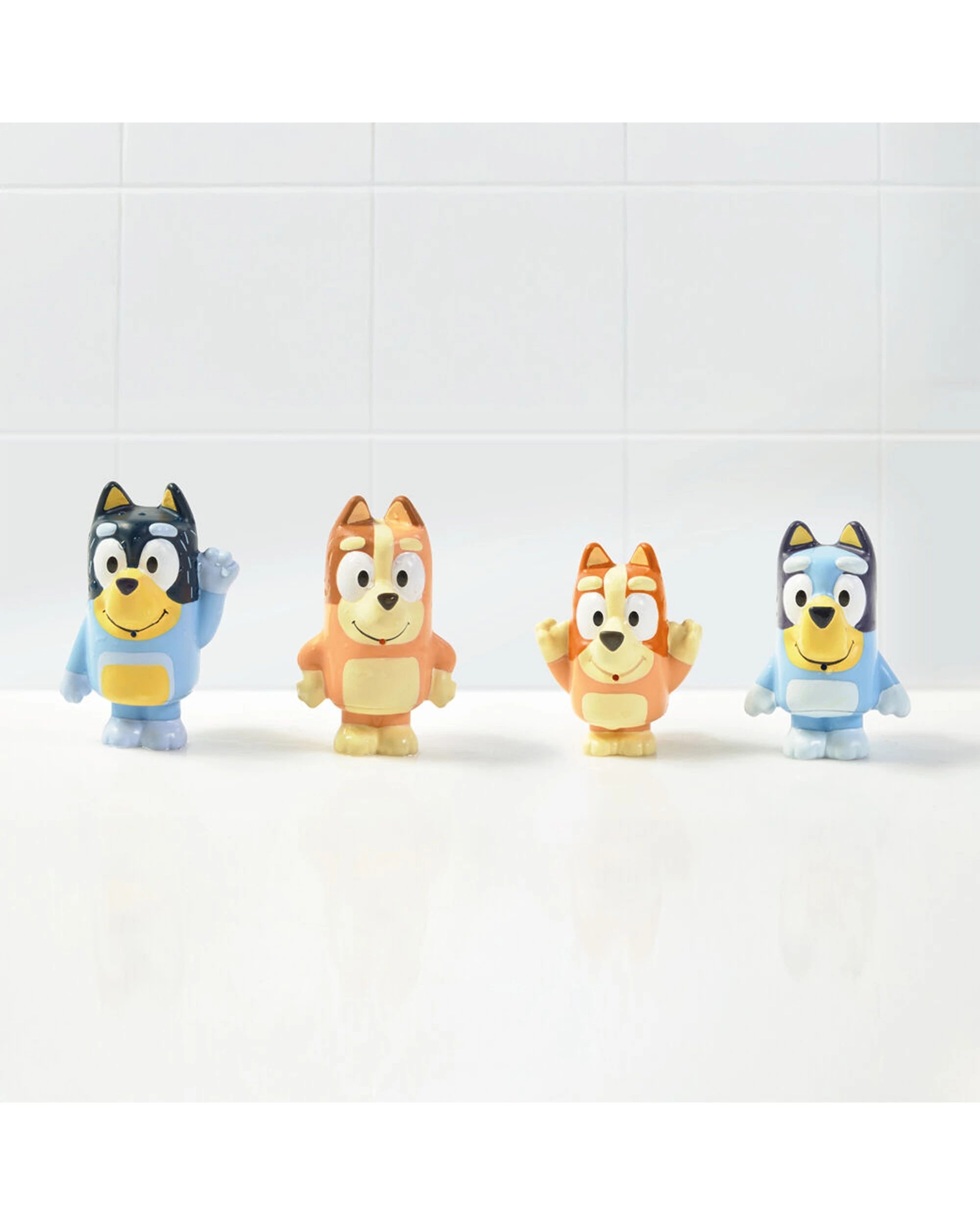 6 Toomies 2x 4pc Bluey Family Bath Squirters Childrens Water Toy Set - Multi, 6 of 7