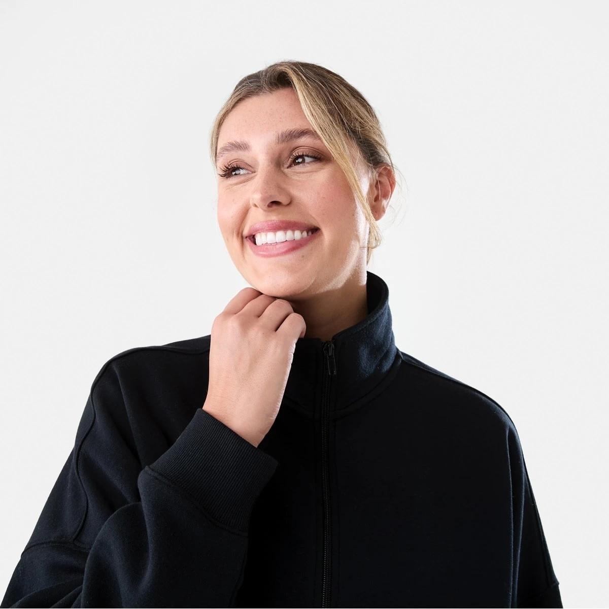 5 Everlast Womens Zip Through Sweatshirt Black, 5 of 8