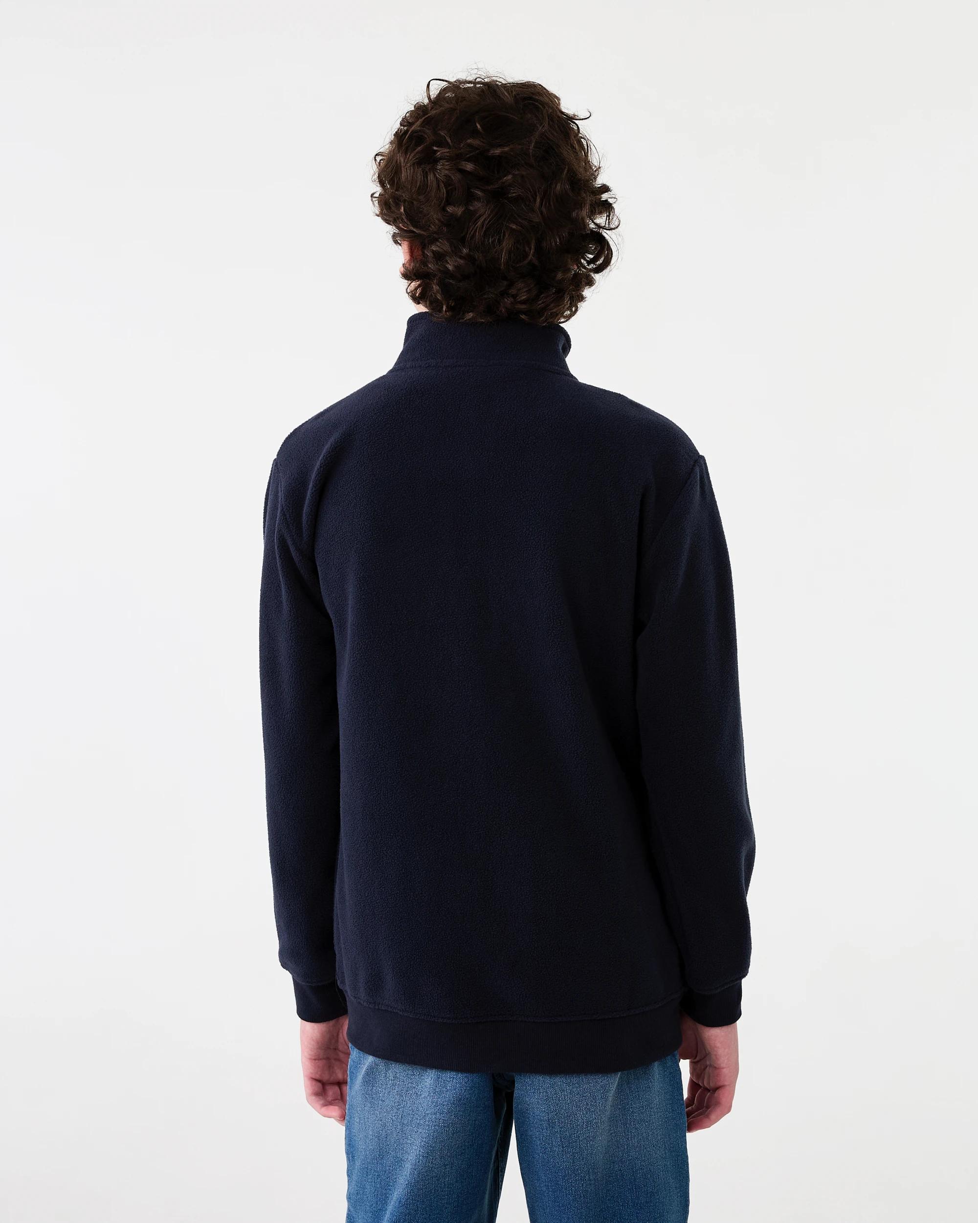 3 Zip Through Polar Fleece Jacket Nvy Sphire, 3 of 7