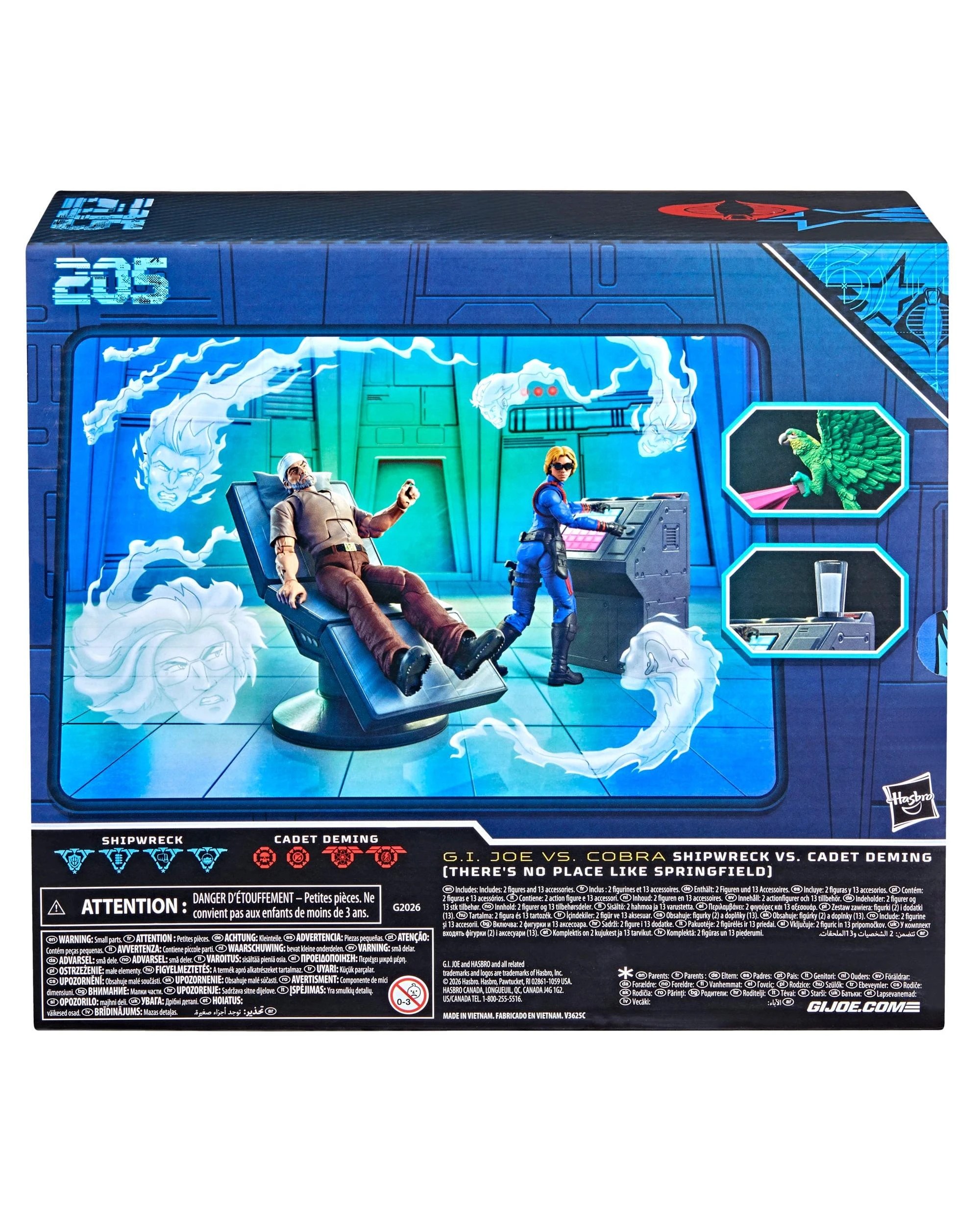 9 G.I. Joe Classified Series #205, Shipwreck Vs. Cadet Deming - There's No Place Like Springfield -  Action Figures, 9 of 9