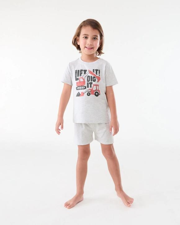 Short Sleeve Knit Pyjama Set