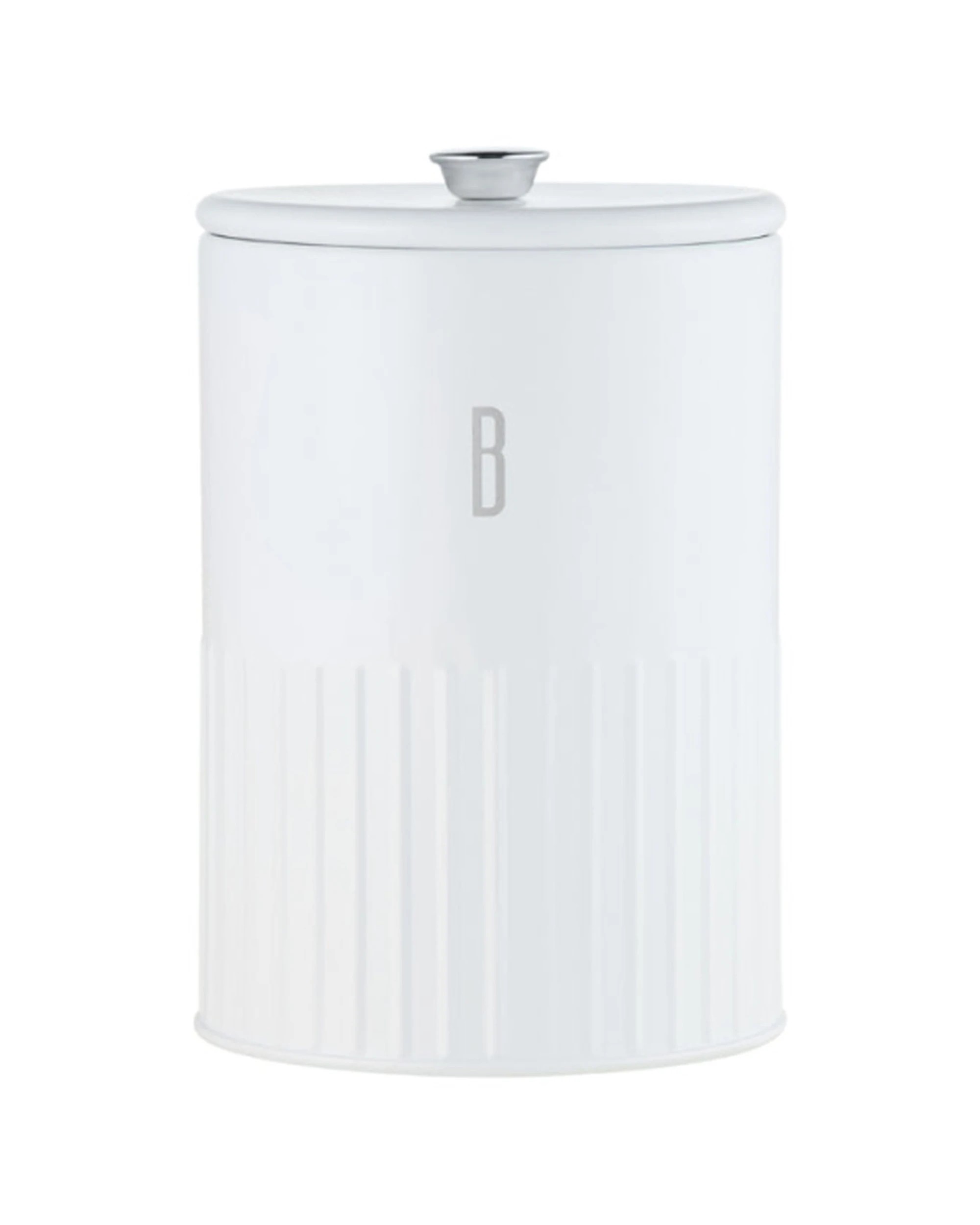 1 Maxwell & Williams Astor Biscuit Canister 2.6L Carbon Steel Kitchen Storage Container - White, 1 of 2