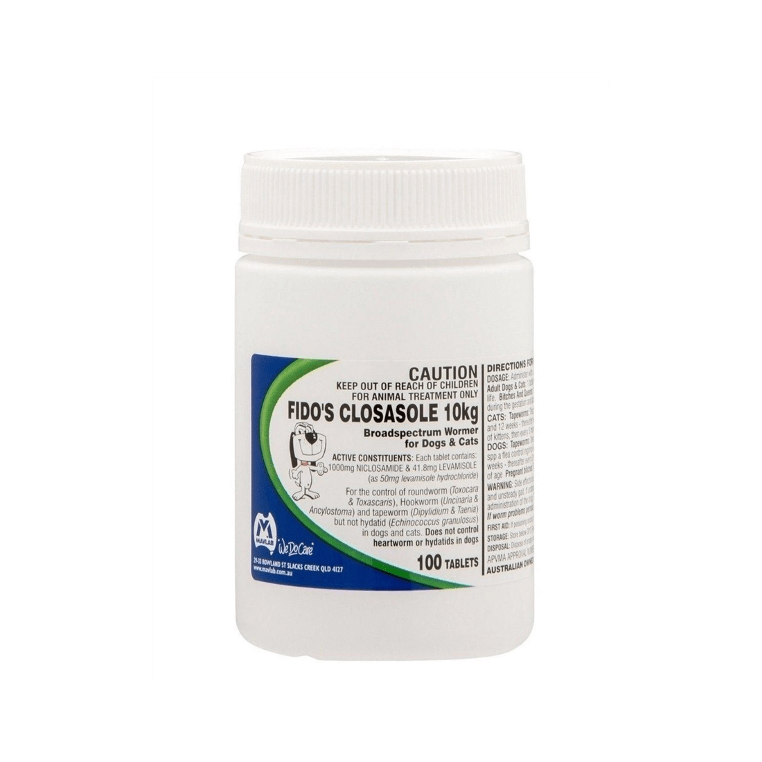 FIDOS ALL WORMER TABLET SINGLE - ONE TABLET PER 10KG – Campbelltown Pet - Foto 13