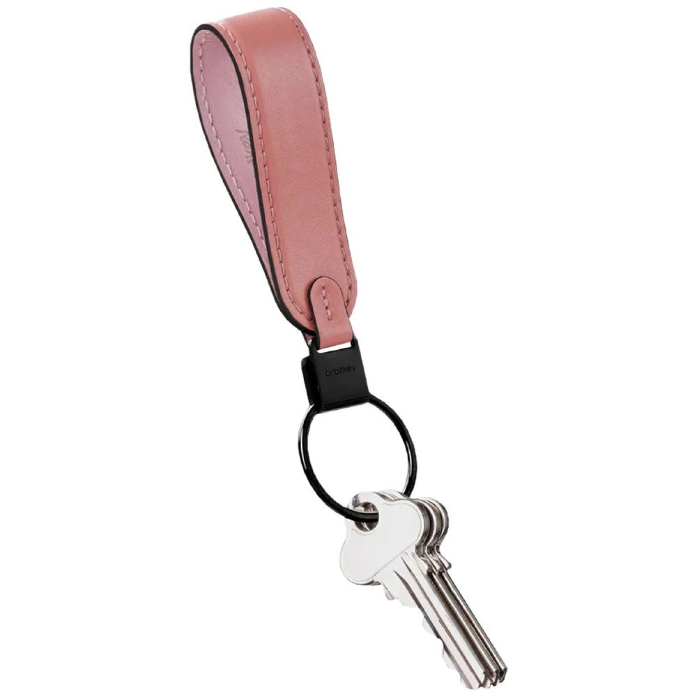 1 Orbitkey Loop Keychain Leather Cotton Candy, 1 of 6