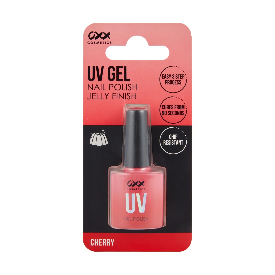 1 OXX Cosmetics UV Gel Nail Polish - Cherry, 1 of 4