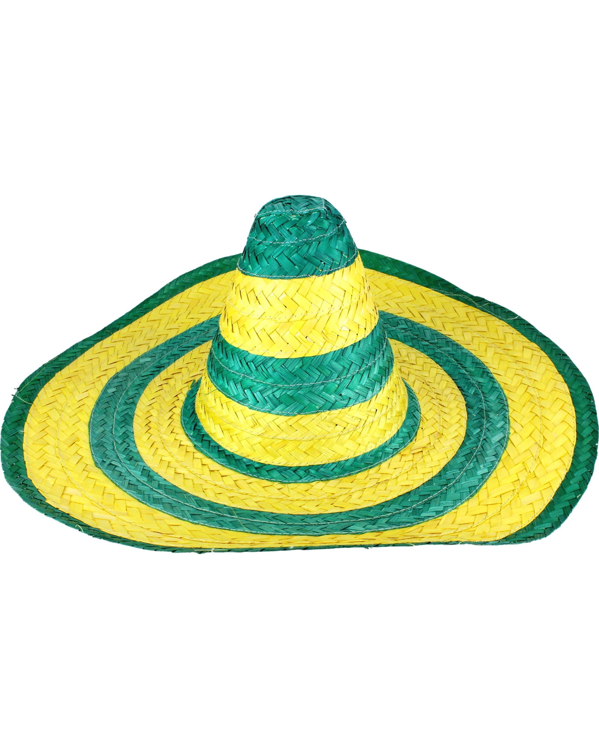 1 Partyrama Yellow & Green Aussie Sombrero Hat, 1 of 1