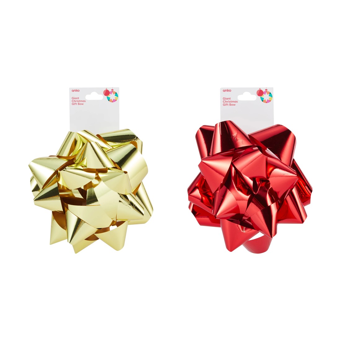 1 Giant Christmas Gift Bow - Assorted, 1 of 3