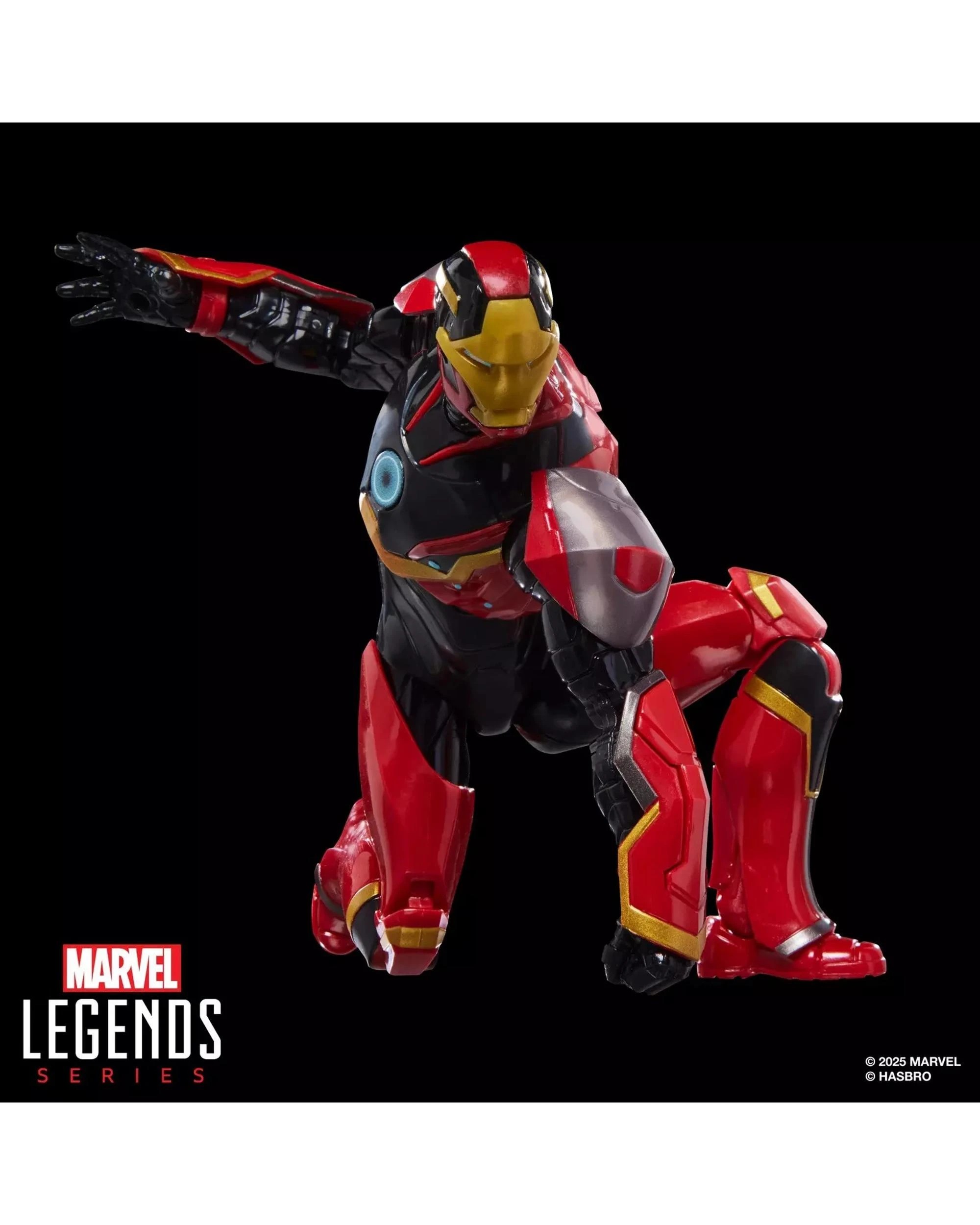 5 Hasbro Marvel Legends Series Iron Man Mark 72 Build-A-Fig Action Figure, 5 of 10